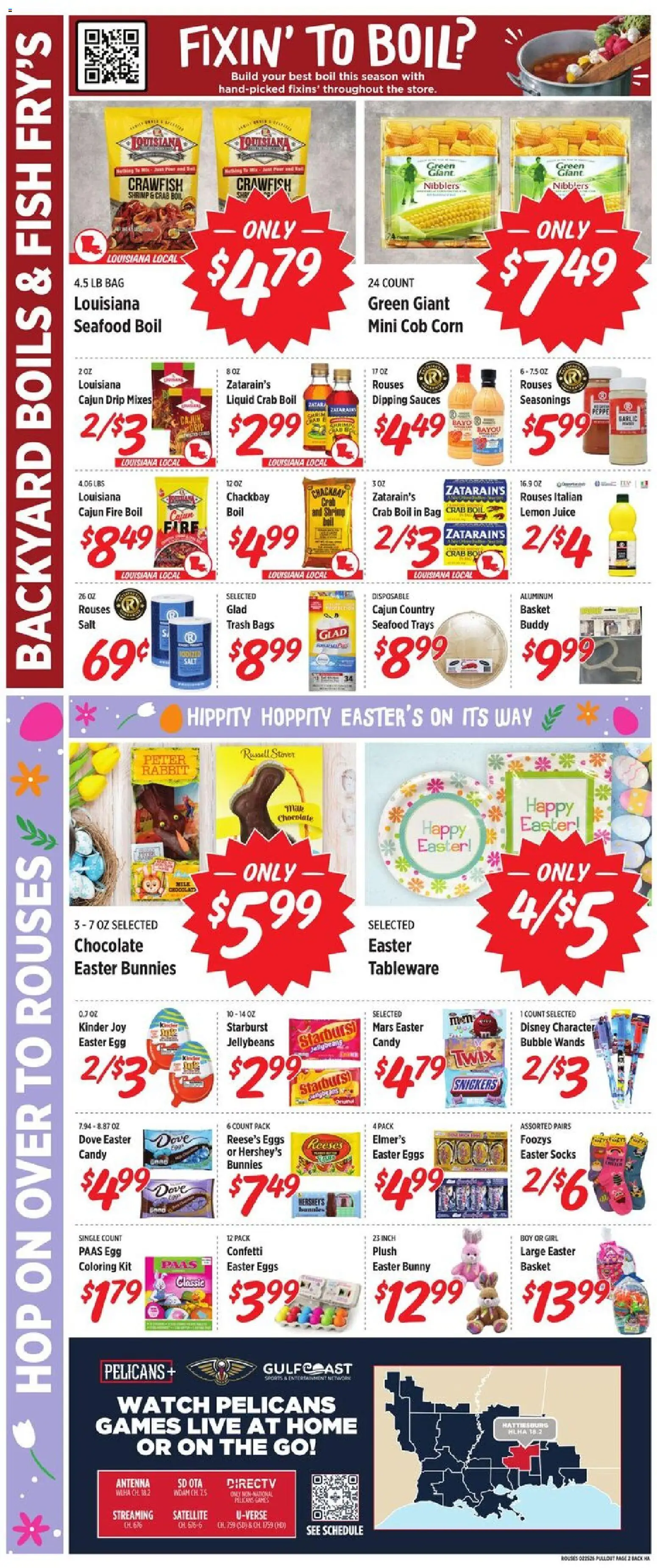 Rouses Grand Opening - valid from 25.02.2026 | Page: 7 | Products: Basket, Chocolate, Juice, Watch