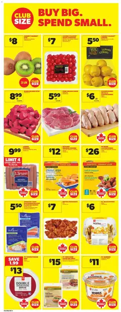 Preview of Atlantic Superstore weekly flyer / circulaire from shop Atlantic Superstore valid from 19.02.2026 | Page: 16 | Products: Beef, Kiwi, Cream, Turkey