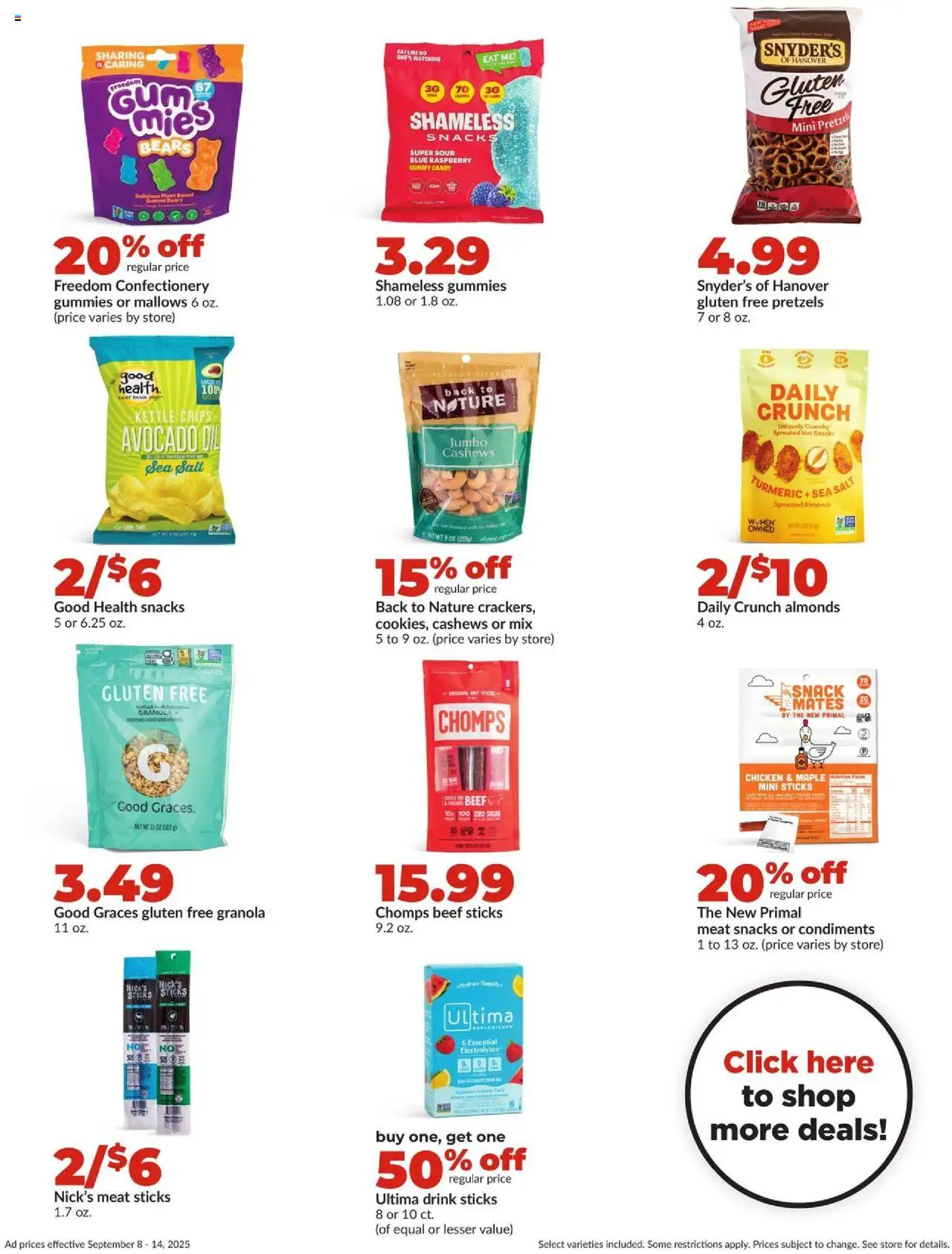 HyVee Weekly Ad - valid from 08.09.2025 | Page: 26 | Products: Turmeric, Beef, Avocado, Kettle