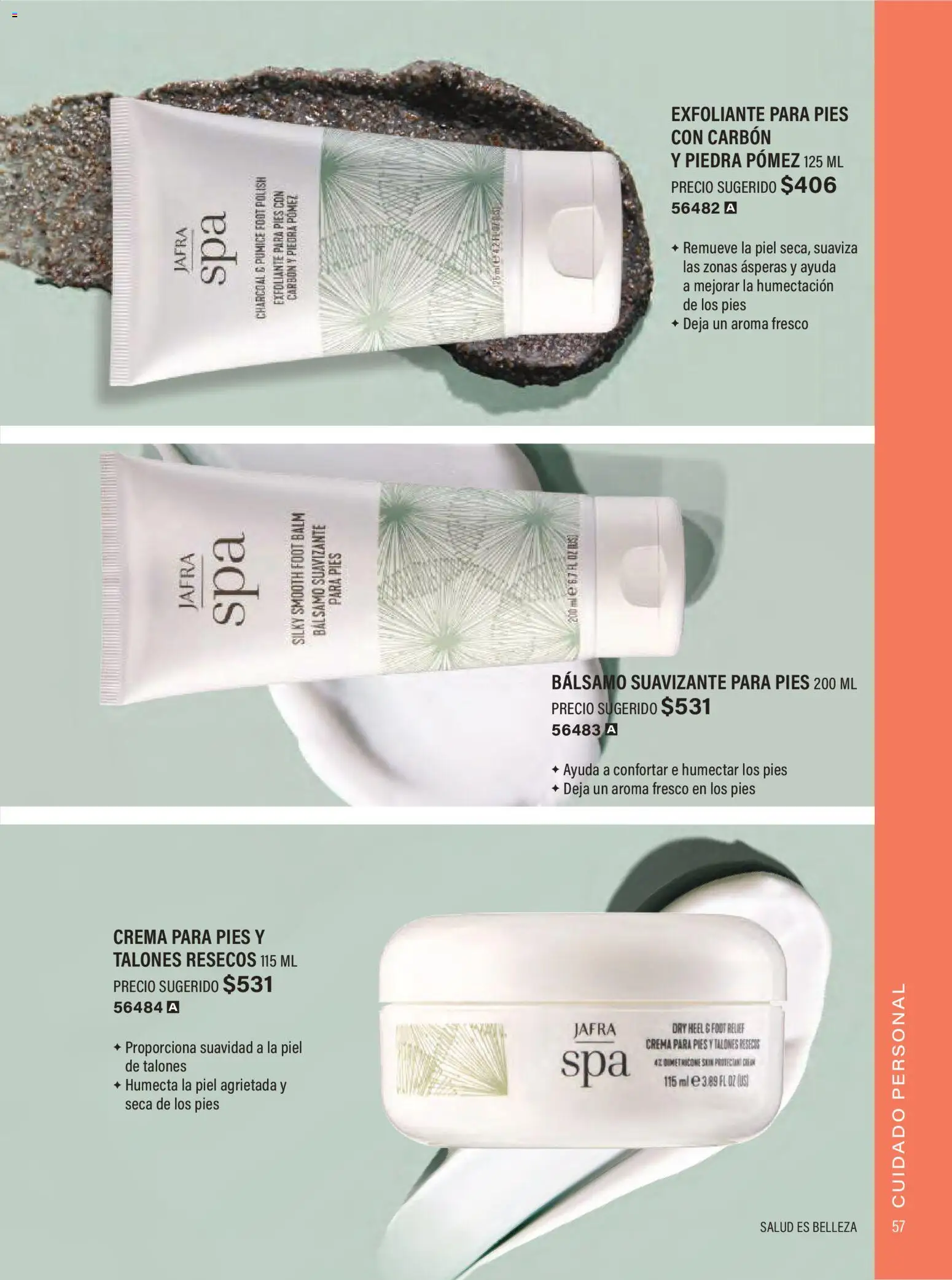 Nuevas ofertas de JAFRA válidas en toda la República Mexicana desde el 01.02.2026. ¡Encuentra las mejores ofertas en JAFRA catálogo Organizador de Ventas! | Página: 57 | Productos: Crema, Bálsamo, Suavizante