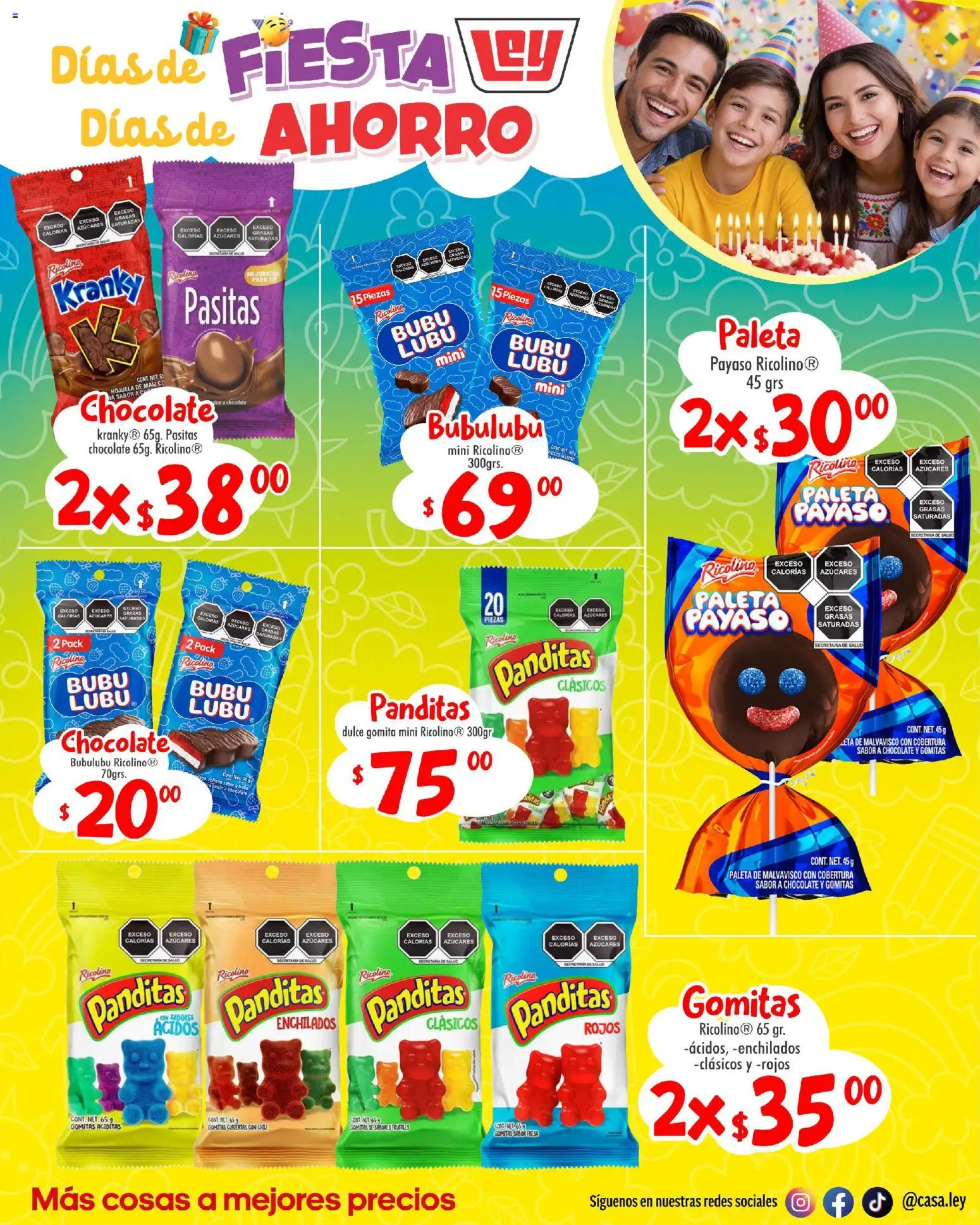 Nuevas ofertas de Casa Ley válidas en toda la República Mexicana desde el 26.04.2026. ¡Encuentra las mejores ofertas en Casa Ley folleto Casa Ley folleto Frontera suple Dia del Niño! | Página: 2 | Productos: Maíz, Paleta, Chocolate, Gomitas
