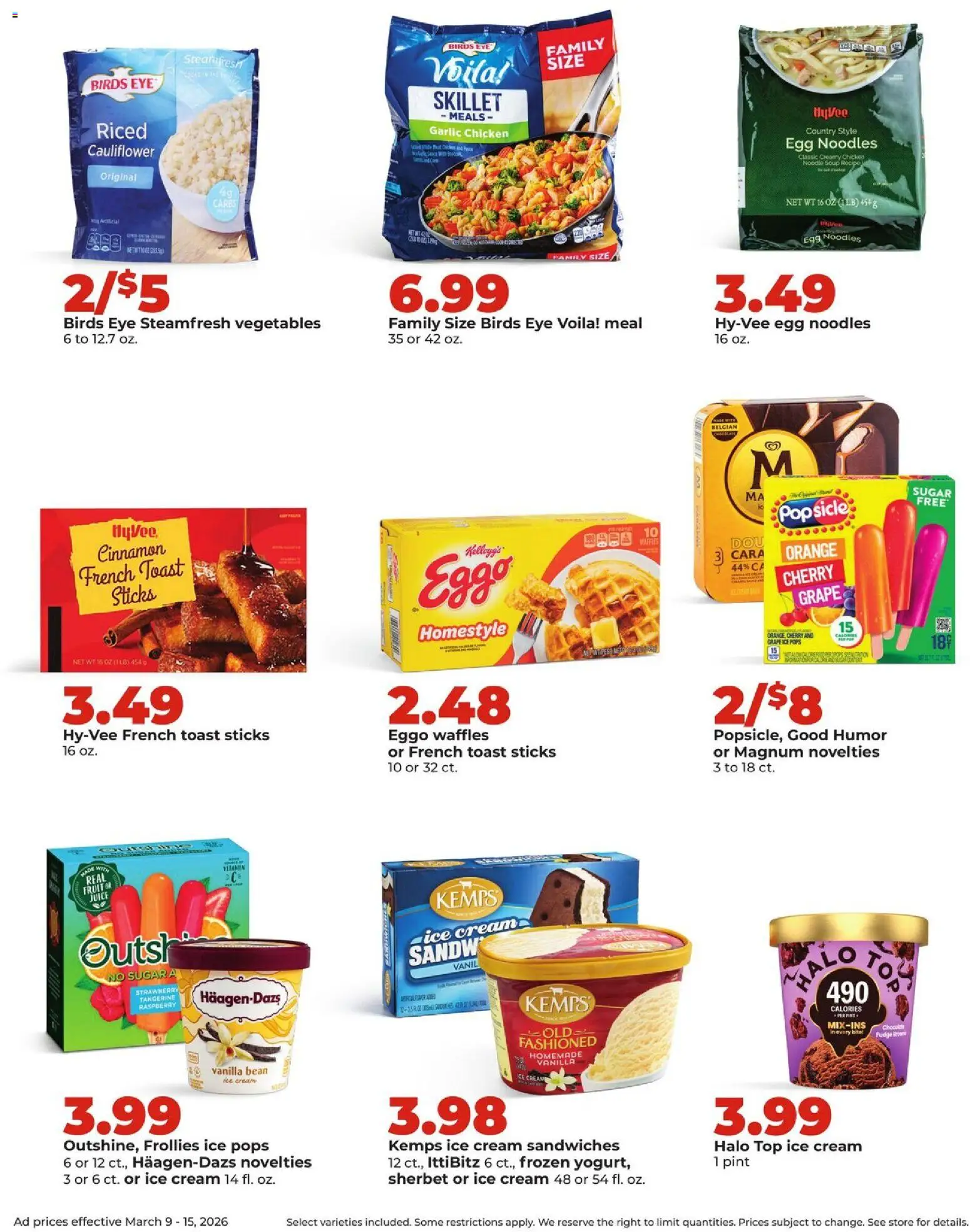 HyVee Weekly Ad - valid from 09.03.2026 | Page: 30 | Products: Vegetables, Sugar, Garlic, Raspberry
