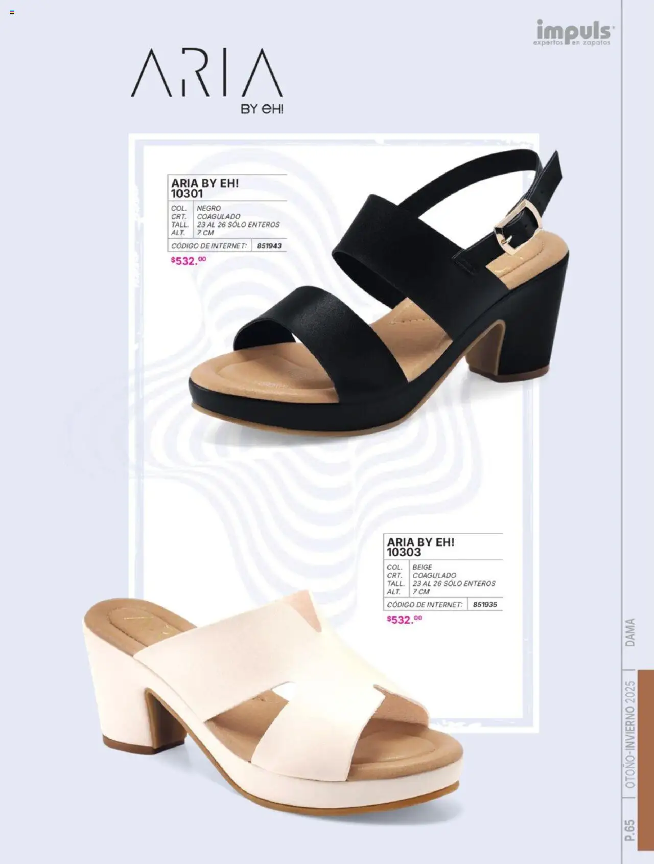 Nuevas ofertas de Impuls válidas en toda la República Mexicana desde el 07.07.2025. ¡Encuentra las mejores ofertas en Impuls catálogo Dama Otoño-Invierno 2025! | Página: 67 | Productos: Zapatos