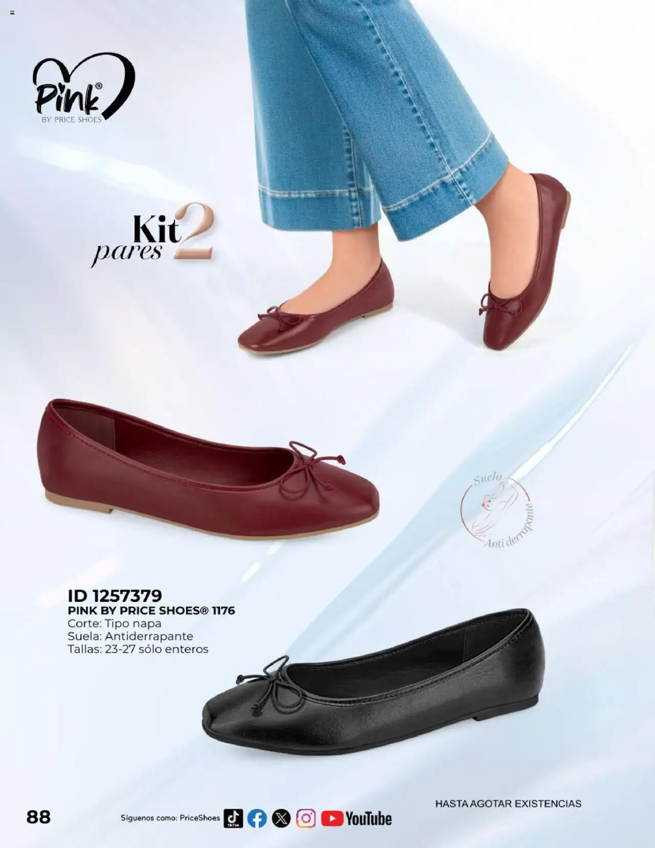 Nuevas ofertas de Price Shoes válidas en toda la República Mexicana desde el 19.10.2025. ¡Encuentra las mejores ofertas en Price Shoes catálogo Exclusivos 2025! | Página: 88