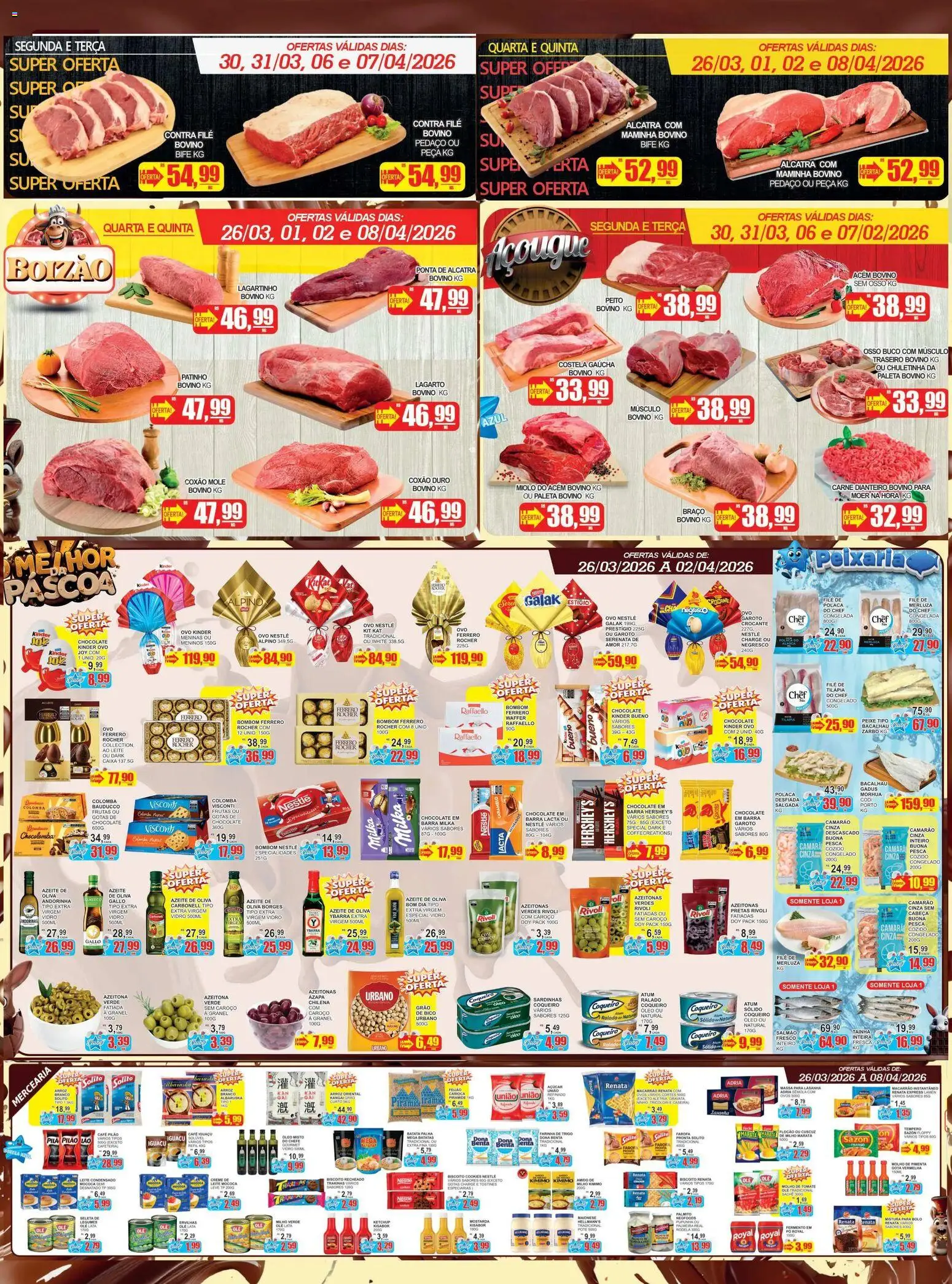 Estrela Azul Folheto - válido de 26.03.2026 | Página: 3 | Produtos: Vinho, Batata, Atum, Mistura para bolo