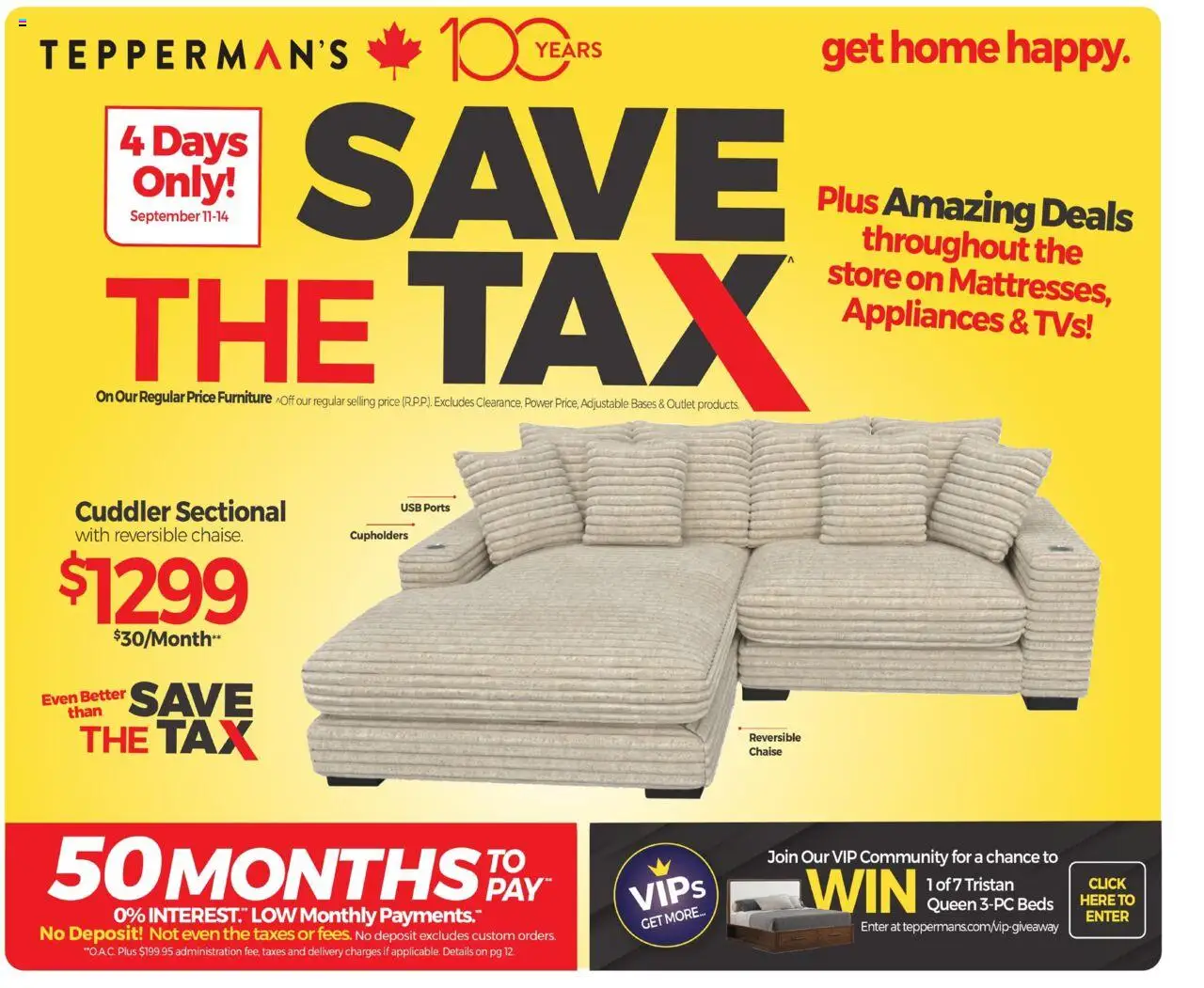 Tepperman's flyer valid from 11.09.2025 | Page: 1