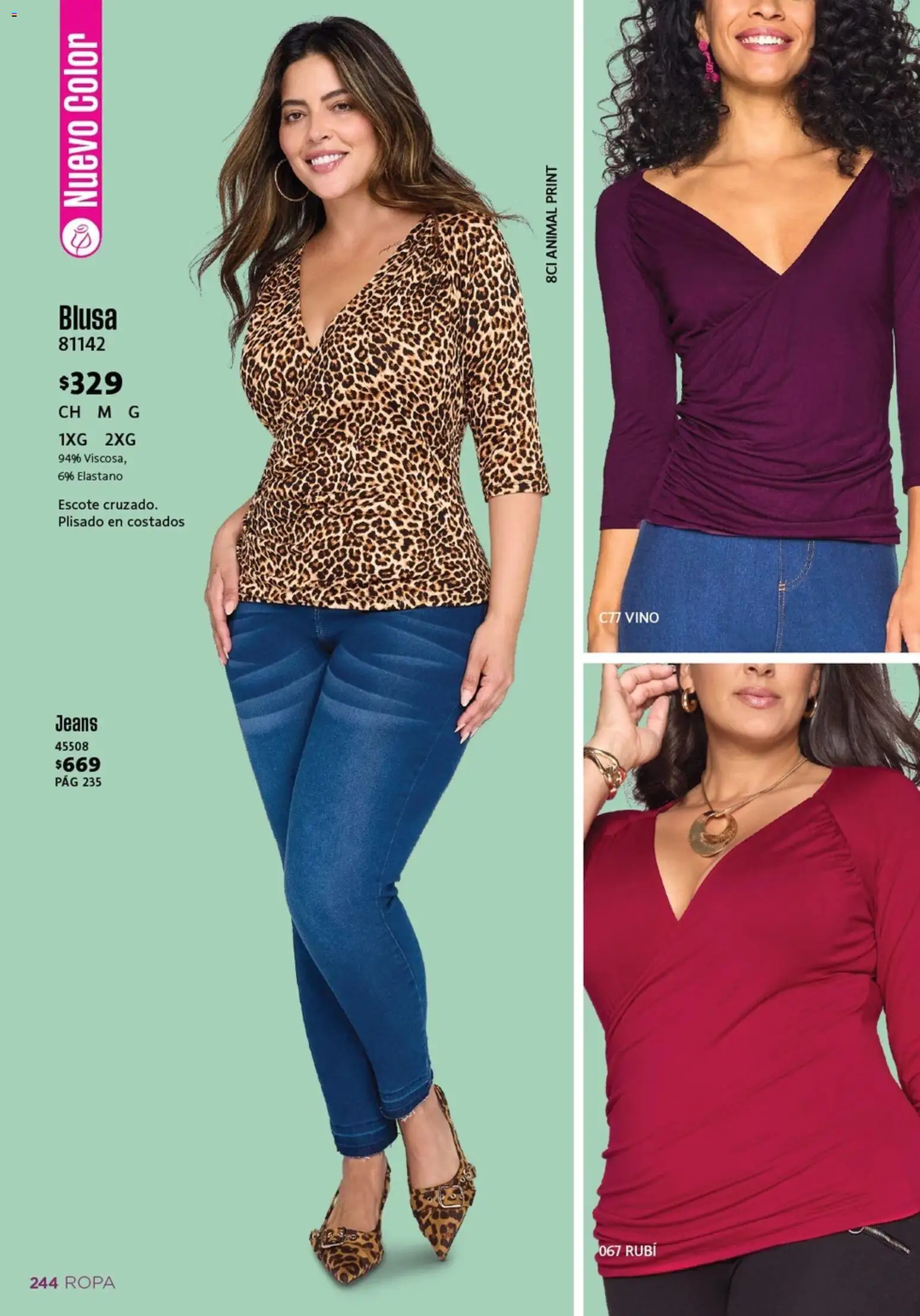 Nuevas ofertas de Ilusión válidas en toda la República Mexicana desde el 01.04.2026. ¡Encuentra las mejores ofertas en Ilusión catálogo Primavera! | Página: 248 | Productos: Blusa, Ropa, Vino