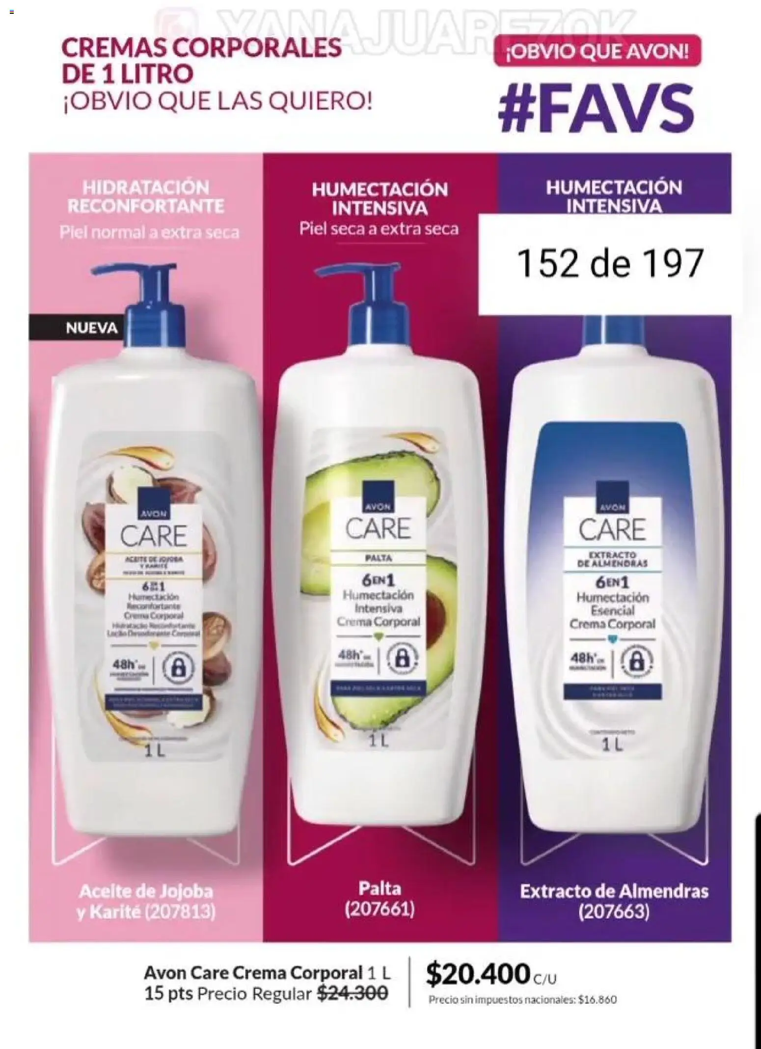 Catálogo AVON Campaña 15/2025 │ válido desde el 23.10.2025 | Página: 132 | Productos: Almendras, Aceite, Palta, Crema