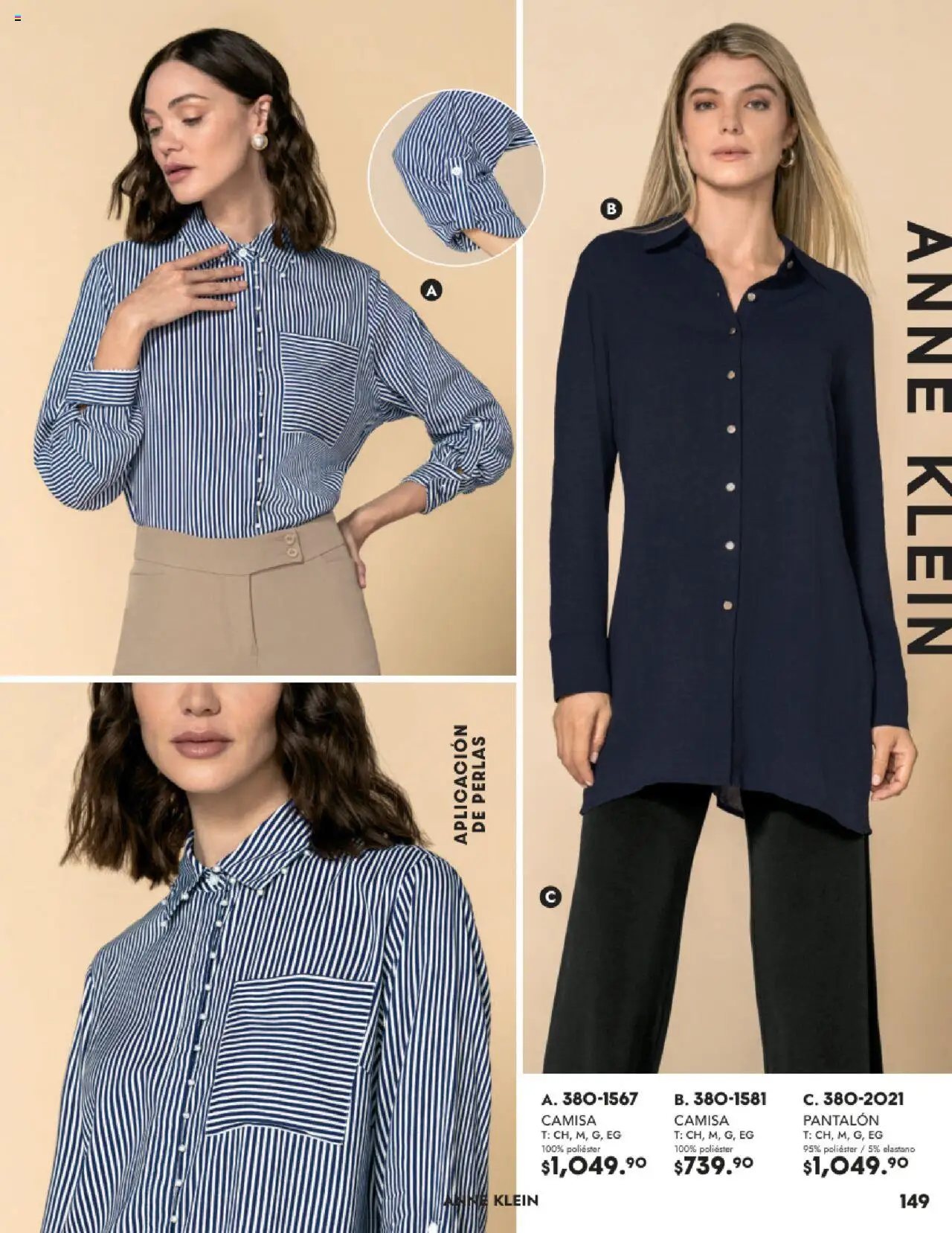 Nuevas ofertas de Andrea válidas en toda la República Mexicana desde el 22.08.2025. ¡Encuentra las mejores ofertas en Andrea - Catálogo Vestir Exterior - Otoño / Invierno! | Página: 149 | Productos: Camisa