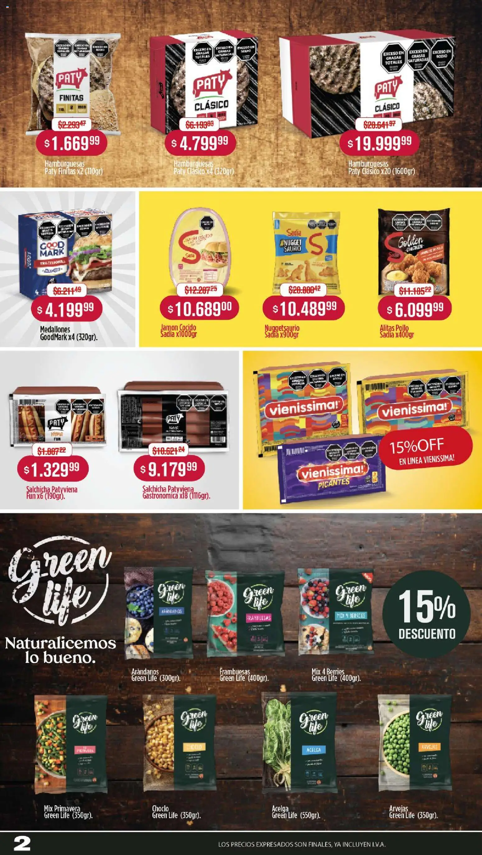 Makro ofertas │ válido desde el 06.11.2025 | Página: 2 | Productos: Pollo, Acelga, Arvejas, Salchicha