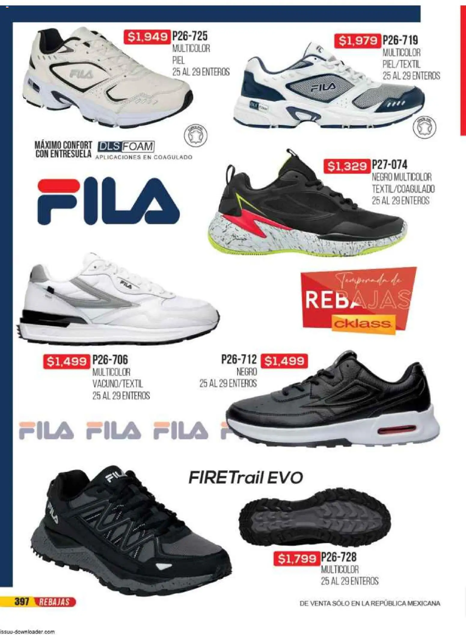 Nuevas ofertas de Cklass válidas en toda la República Mexicana desde el 31.10.2025. ¡Encuentra las mejores ofertas en Cklass catálogo Super Rebajas Ropa! | Página: 727