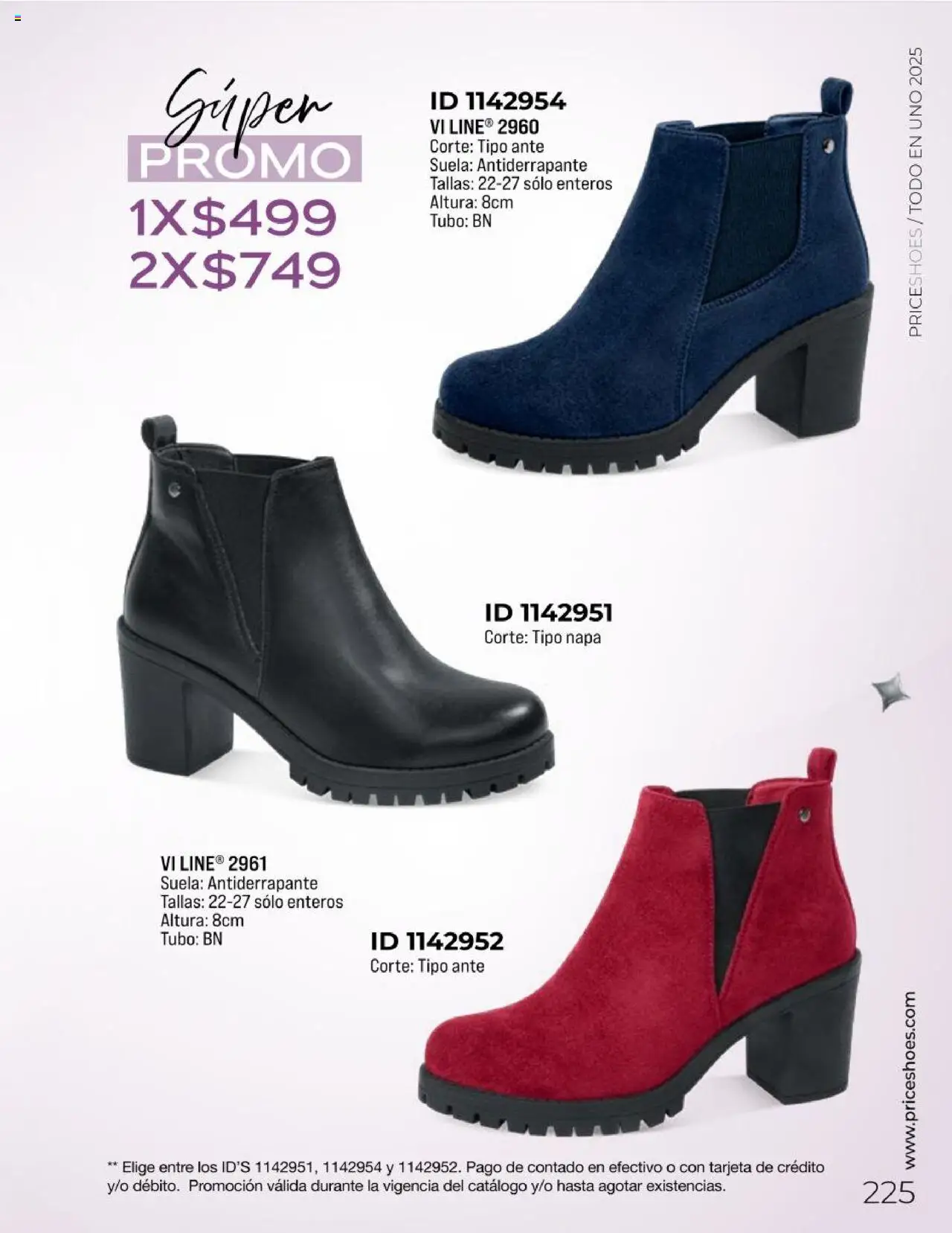 Nuevas ofertas de Price Shoes válidas en toda la República Mexicana desde el 05.05.2025. ¡Encuentra las mejores ofertas en Price Shoes catálogo Todo En 1 2025! | Página: 223