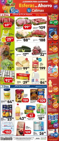 Vista previa de Calimax folleto Mexicali y SLRC, nuevo folleto de la tienda, válido en México a partir del 30.01.2026