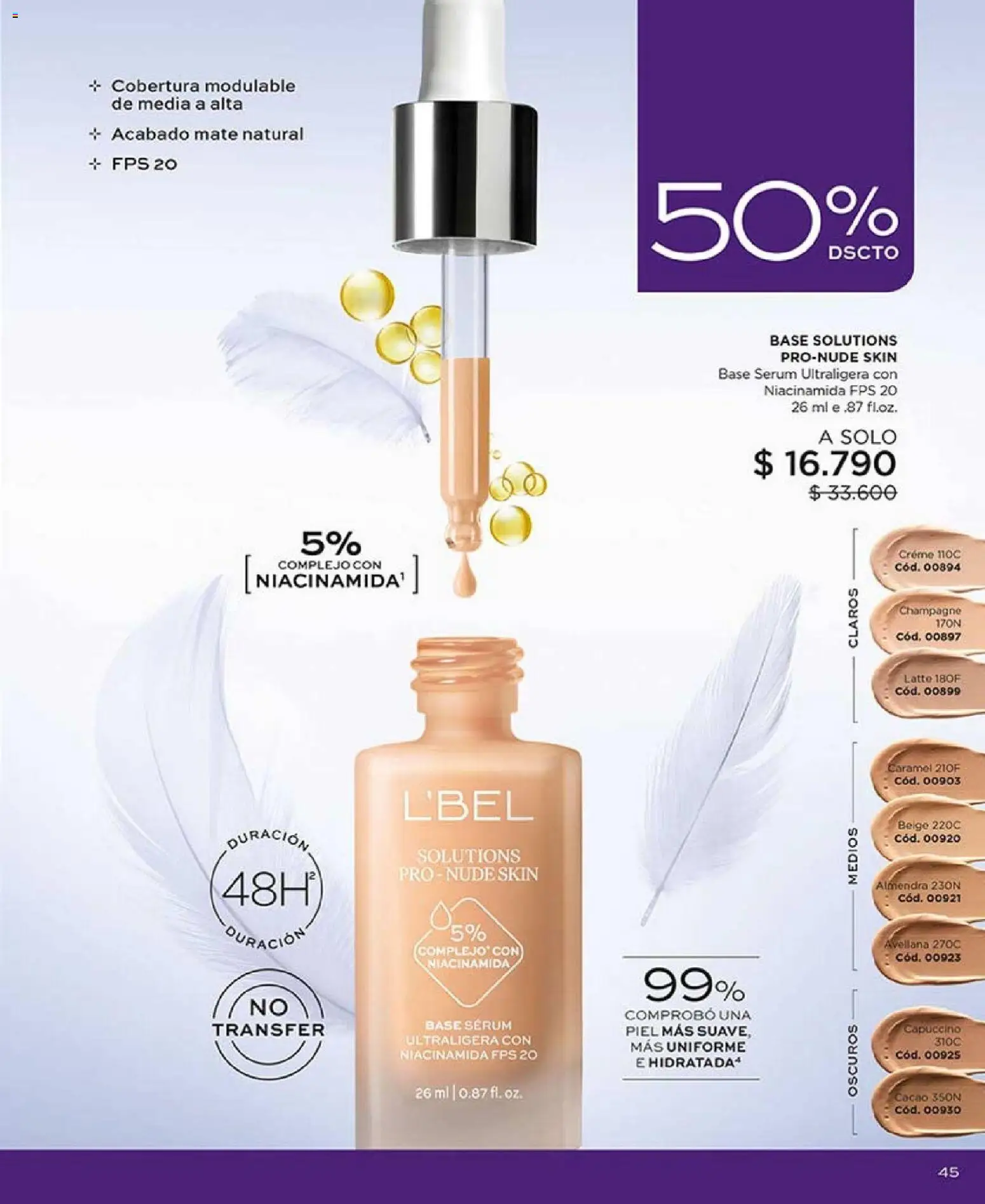 Catálogo L'Bel Campaña 4 │ válido desde el 15.02.2026 | Página: 49 | Productos: Almendra, Cacao, Mate, Serum