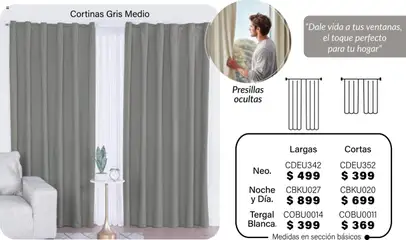 Vista previa de Colchas Concord - Catálogo, nuevo folleto de la tienda, válido en México a partir del 01.08.2025 | Página: 810 | Productos: Cortinas
