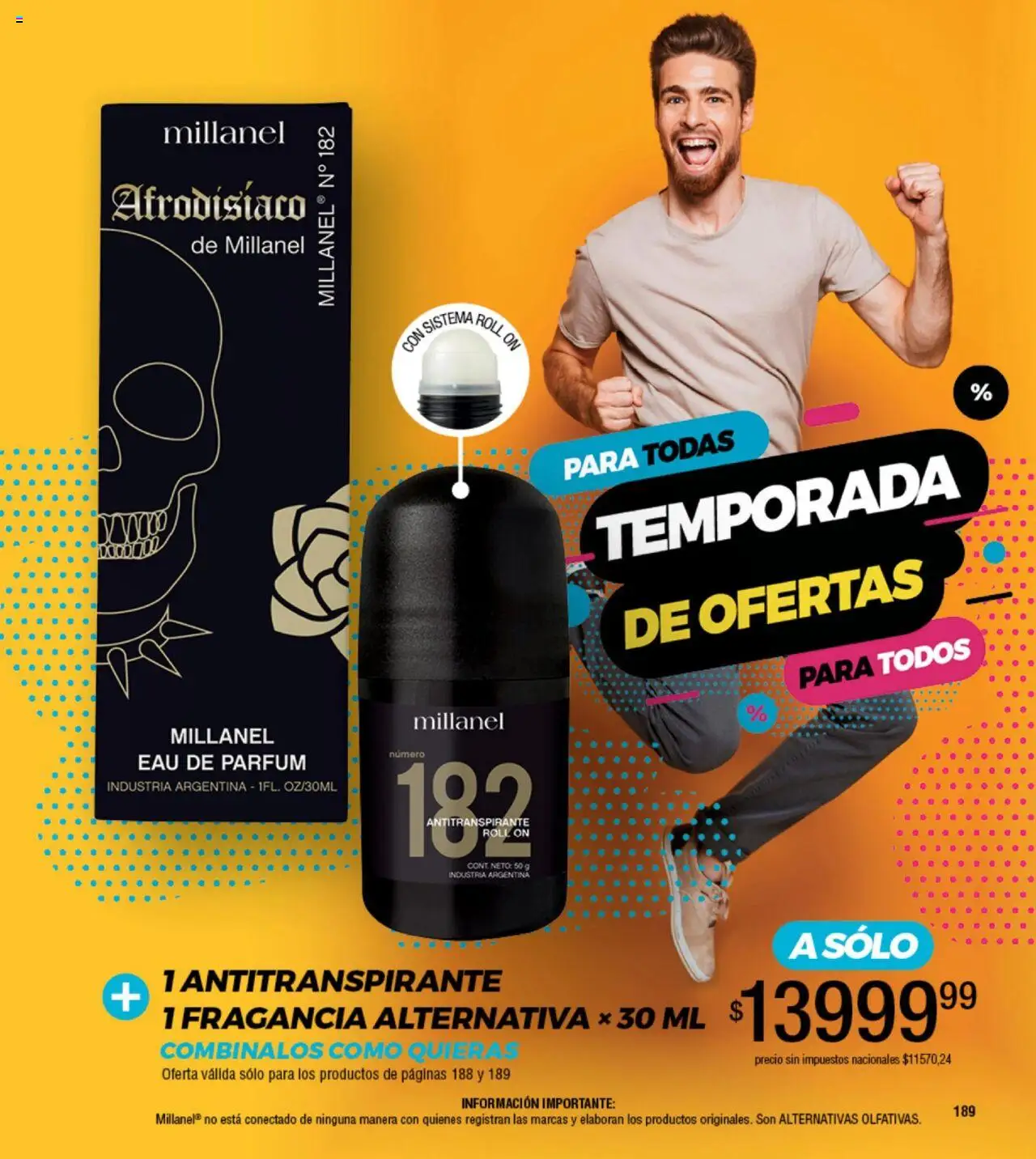 Millanel - Catálogo │ válido desde el 20.10.2025 | Página: 189 | Productos: Fragancia, Antitranspirante