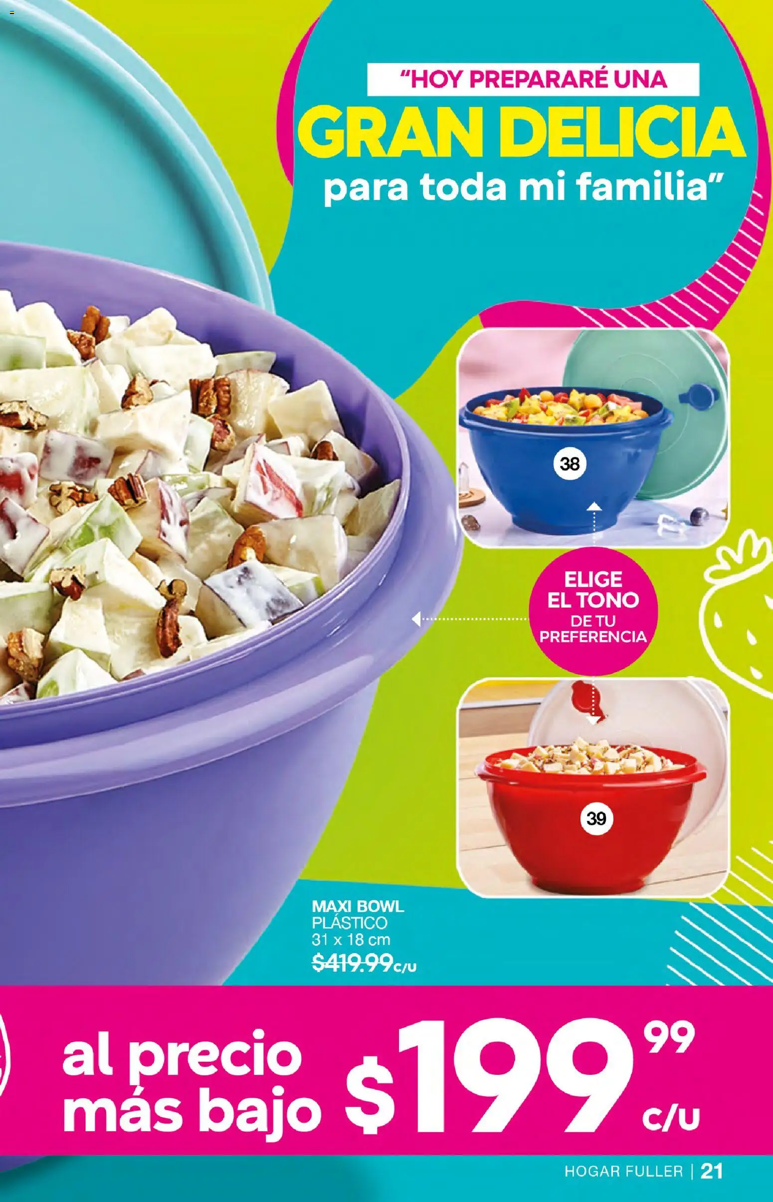 Nuevas ofertas de Fuller válidas en toda la República Mexicana desde el 21.01.2026. ¡Encuentra las mejores ofertas en Fuller campaña 21 2026! | Página: 21 | Productos: Bowl