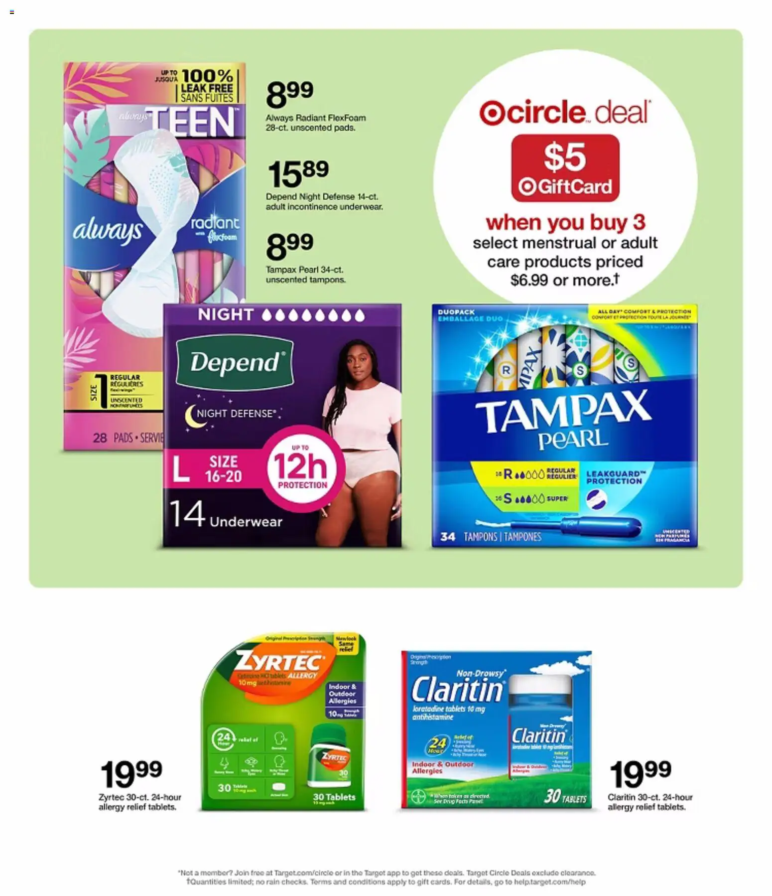 Nuevas ofertas de Target válidas en toda la República Mexicana desde el 01.03.2026. ¡Encuentra las mejores ofertas en Target folleto! | Página: 32 | Productos: Tampones, Fragancia