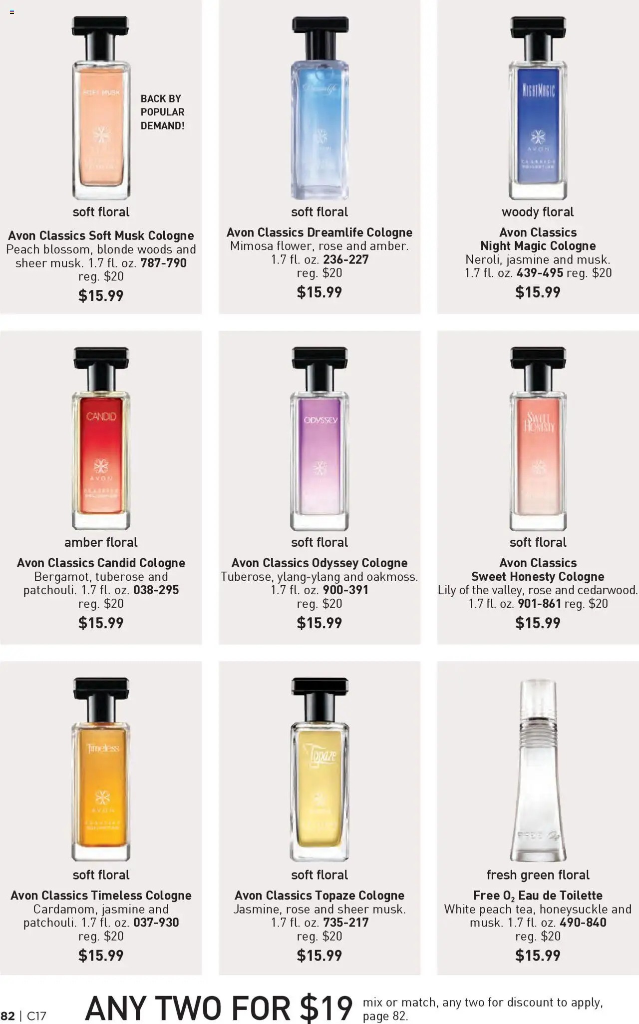 Avon Brochure - valid from 13.08.2025 | Page: 82 | Products: Eau de toilette, Peach