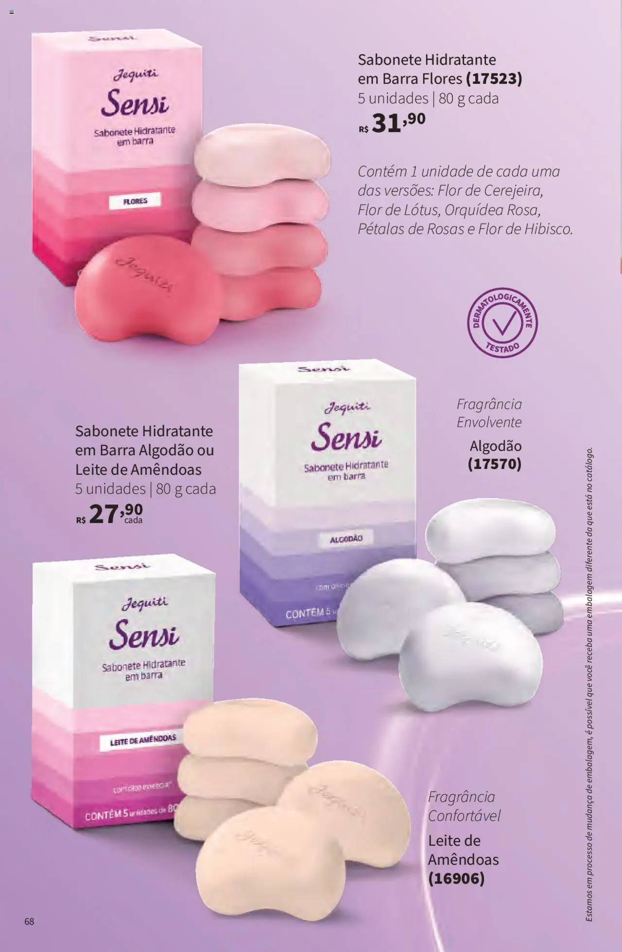 Jequiti Folheto - válido de 02.06.2025 | Página: 68 | Produtos: Flores, Leite, Sabonete, Amêndoas