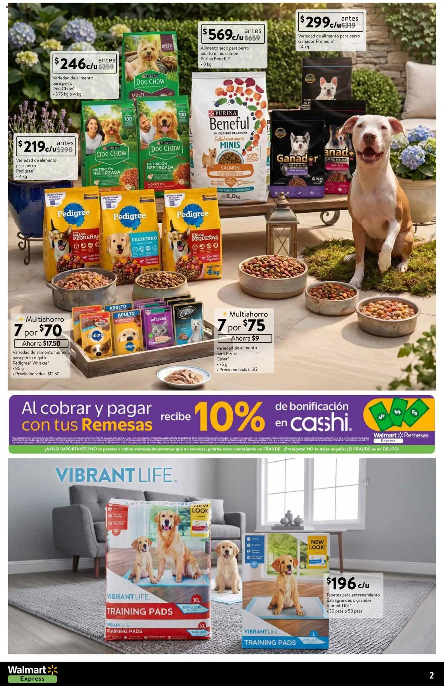 Nuevas ofertas de Walmart Express válidas en toda la República Mexicana desde el 22.04.2026. ¡Encuentra las mejores ofertas en Walmart Express folleto Precios bajos ! | Página: 2 | Productos: Té