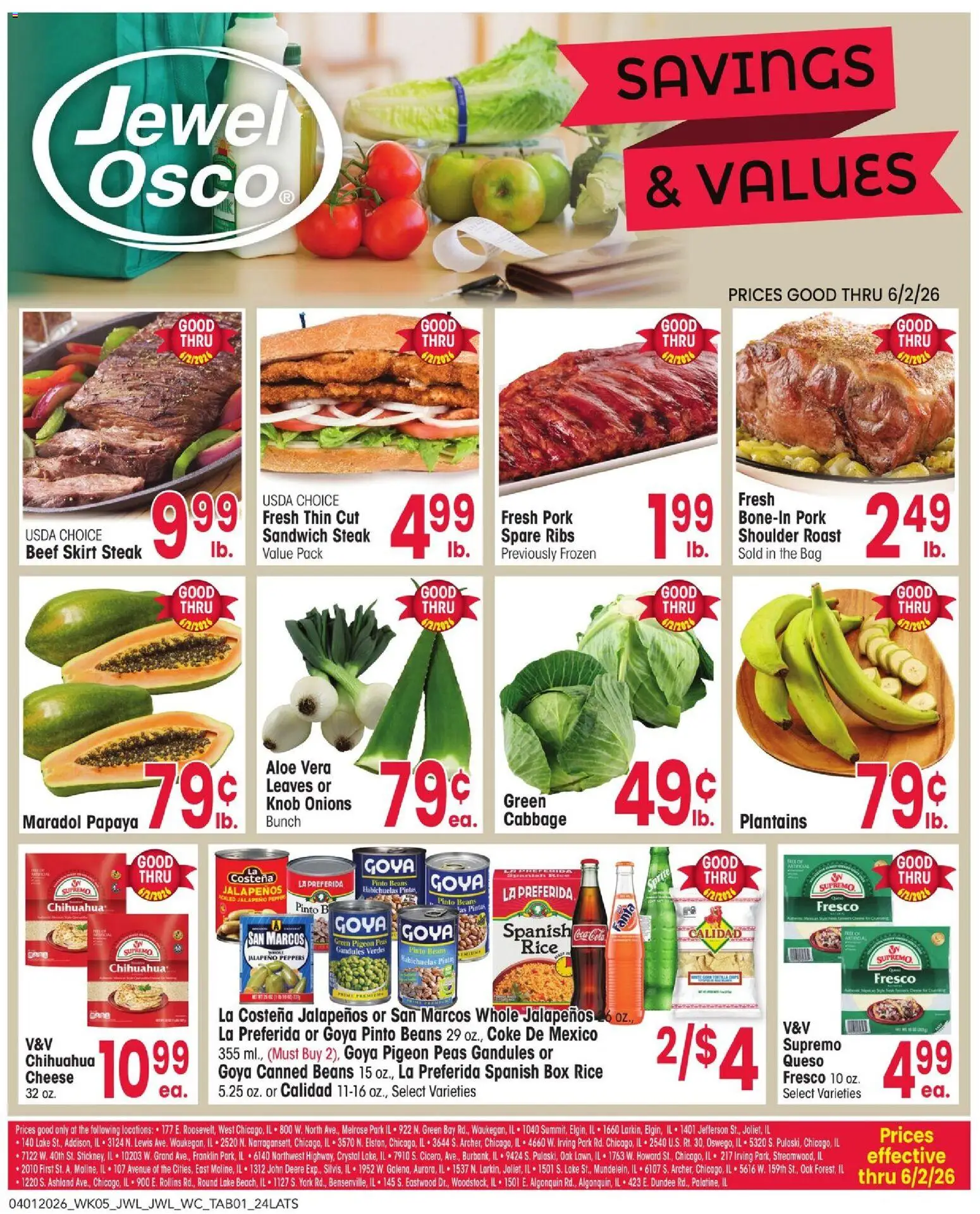 Jewel Osco Savings & Values - valid from 01.04.2026 | Page: 1