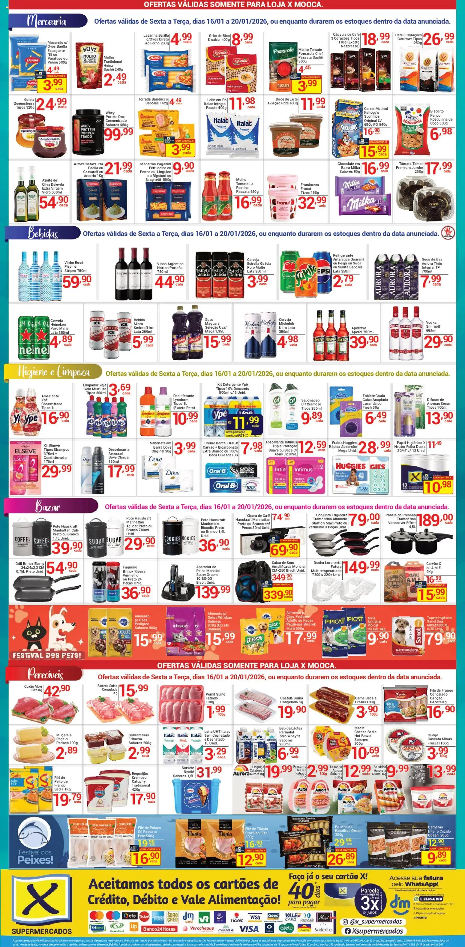 X Supermercados Folheto - válido de 16.01.2026 | Página: 2 | Produtos: Coco, Panela de pressão, Camarão, Faca