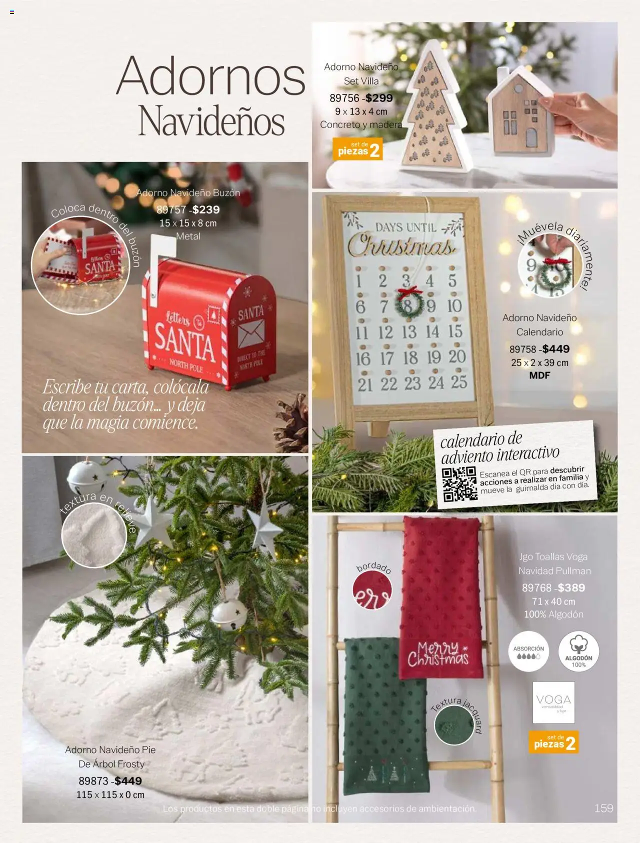 Nuevas ofertas de Vianney válidas en toda la República Mexicana desde el 15.08.2025. ¡Encuentra las mejores ofertas en Vianney - Catálogo Invierno! | Página: 161 | Productos: Buzón, Algodón, Toallas