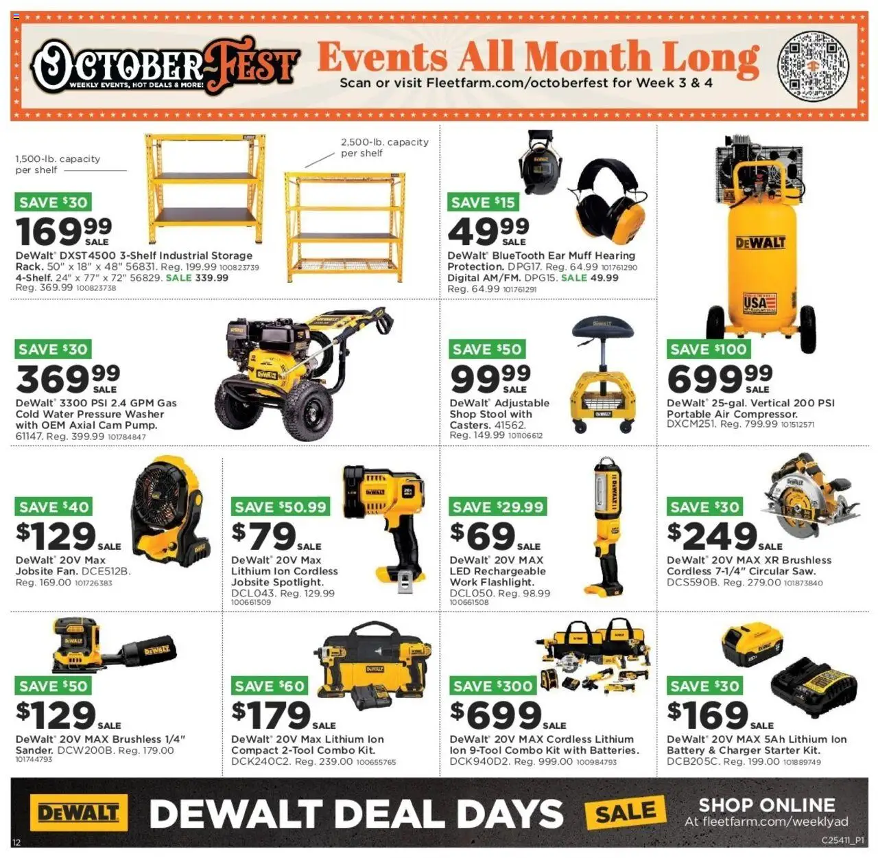 Mills Fleet Farm Weekly Ad - valid from 09.10.2025 | Page: 13 | Products: Shelf, Starter, Washer, Charger