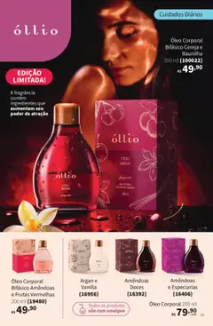 Jequiti Folheto - válido de 17.07.2025 | Página: 27 | Produtos: Fragrância, Hidratante corporal, Óleo, Doces