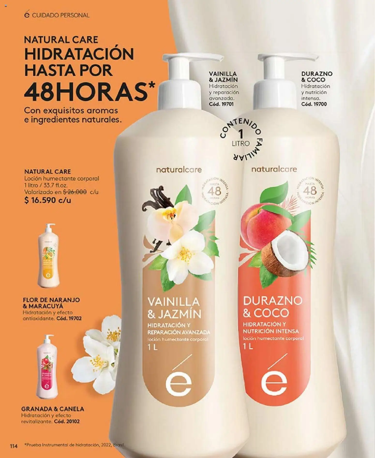 Catálogo Ésika Campaña 1 │ válido desde el 01.01.2026 | Página: 114 | Productos: Loción, Durazno