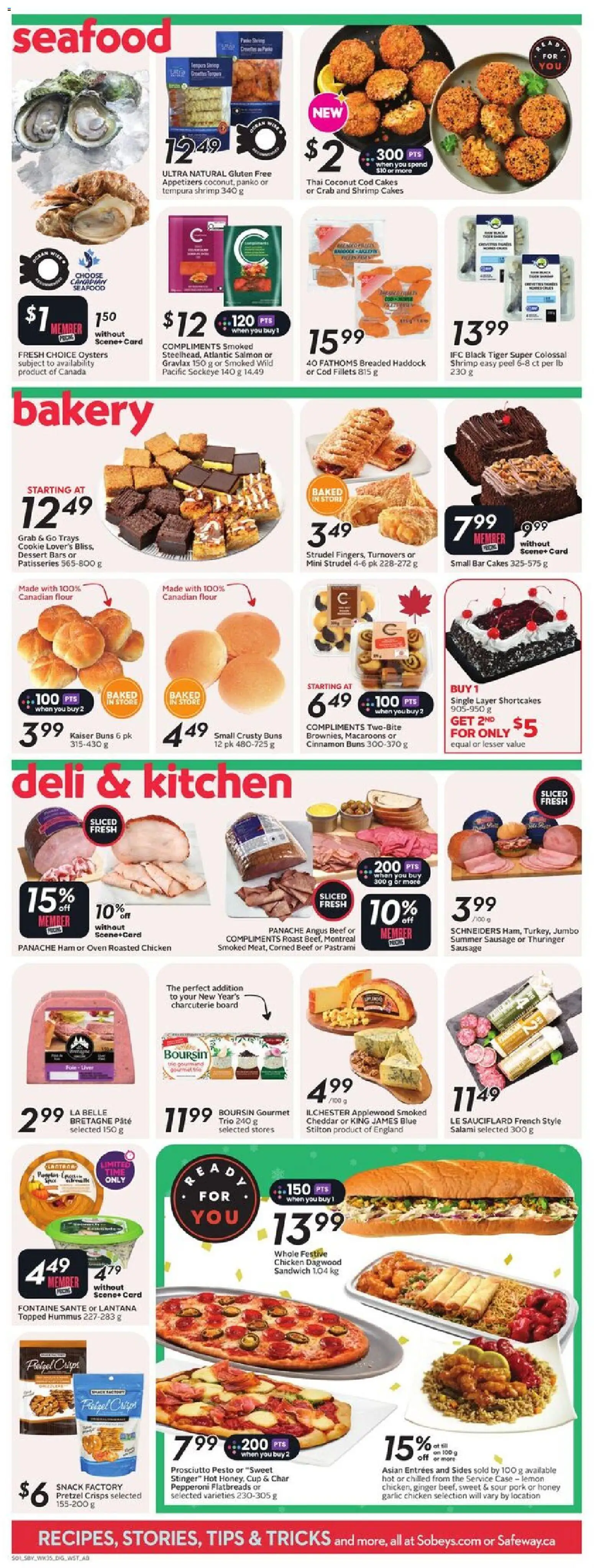 Sobeys flyer valid from 25.12.2025 | Page: 9 | Products: Beef, Case, Oven, Chicken