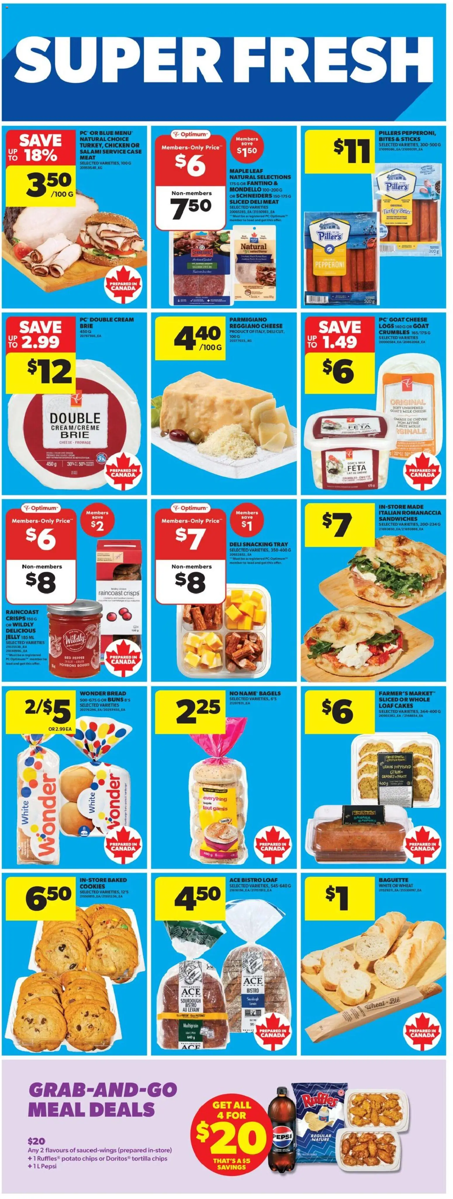 Real Canadian Superstore flyer valid from 19.02.2026 | Page: 19 | Products: PC, Turkey, Milk, Cheese