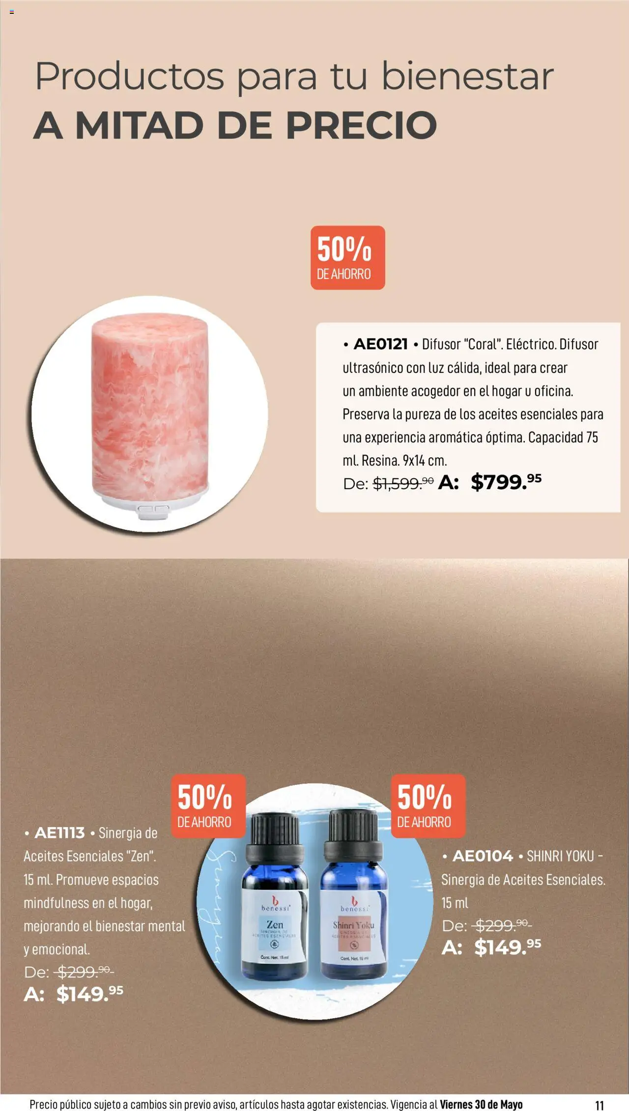 Nuevas ofertas de Home Interiors válidas en toda la República Mexicana desde el 19.05.2025. ¡Encuentra las mejores ofertas en Home Interiors catálogo Benessi! | Página: 11