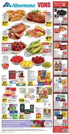 Preview of Vons weekly ads valid from 15.04.2026