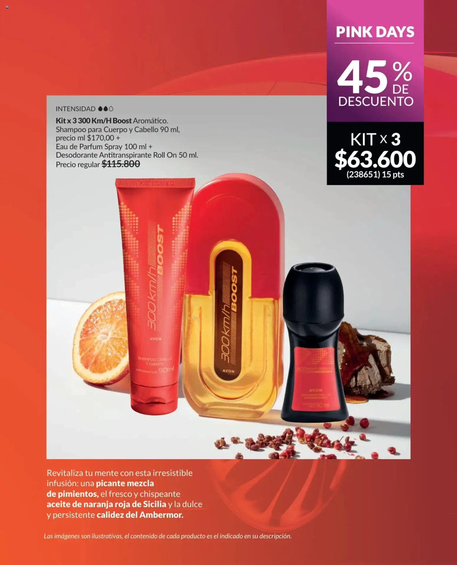 Avon revista - valida desde el 01.04.2026 | Página: 9 | Productos: Shampoo, Desodorante, Antitranspirante, Aceite