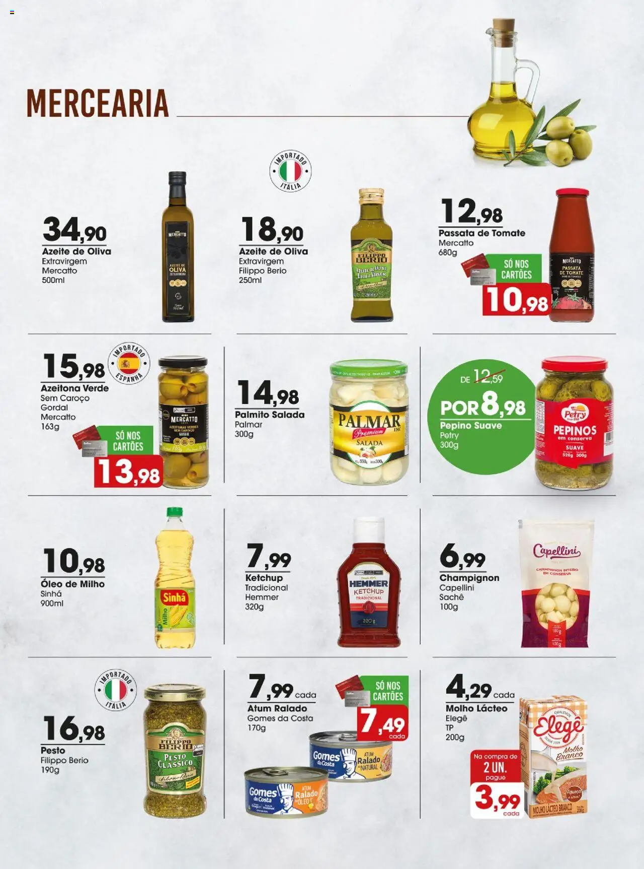 Zaffari Folheto - válido de 12.08.2025 | Página: 3 | Produtos: Óleo, Ketchup, Pepinos, Azeite