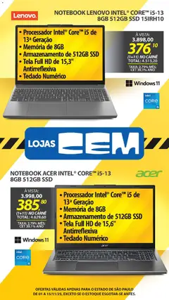 Lojas Cem - Ofertas atuais - Pré-Visualização do folheto da loja Lojas Cem, válido de 01.11.2025 | Página: 18
