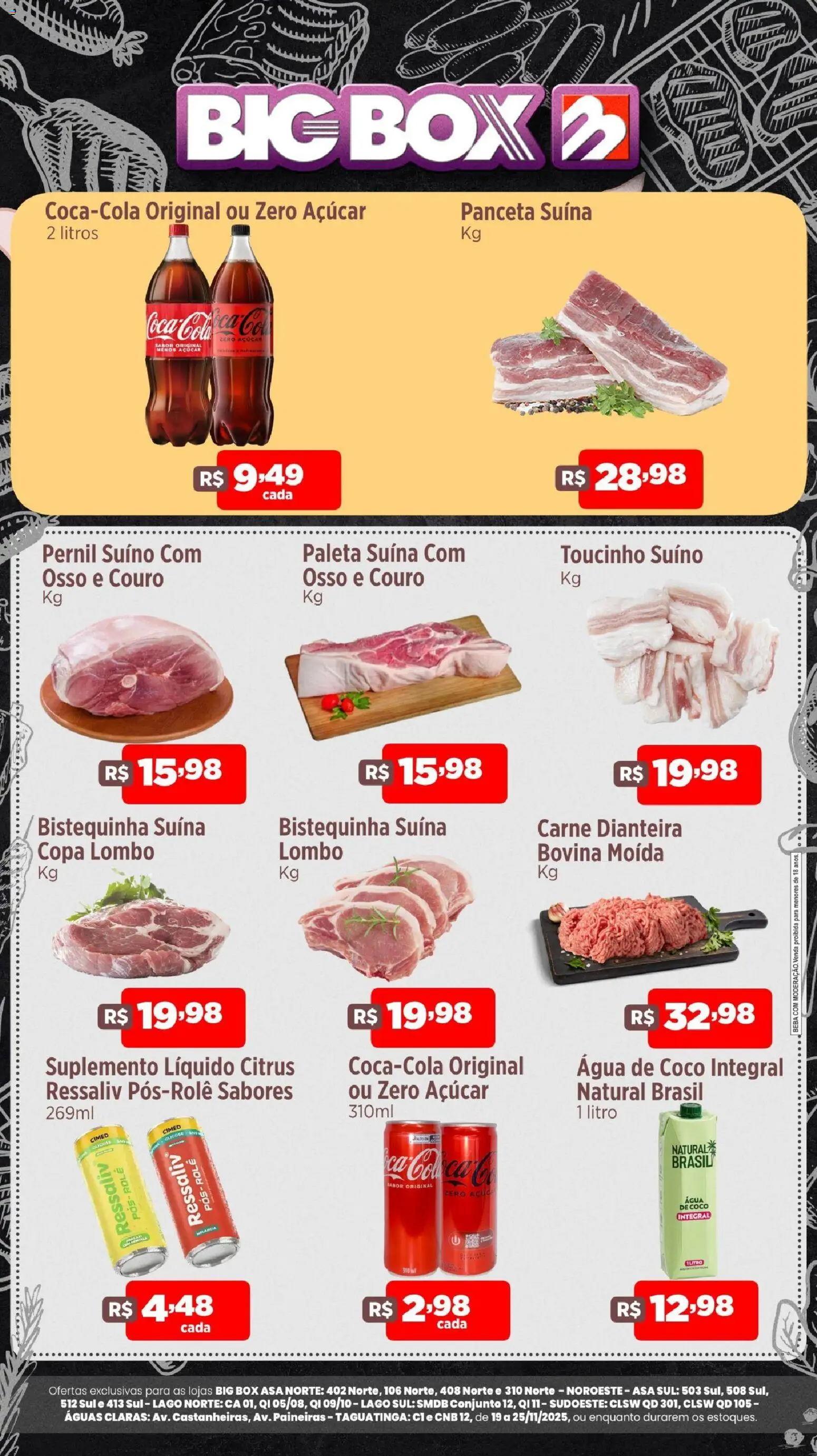 Big Box Folheto - válido de 19.11.2025 | Página: 3 | Produtos: Coco, Melancia, Copa, Carne