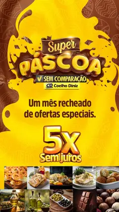 Coelho Diniz ofertas Páscoa - Pré-Visualização do folheto da loja Coelho Diniz, válido de 30.03.2026