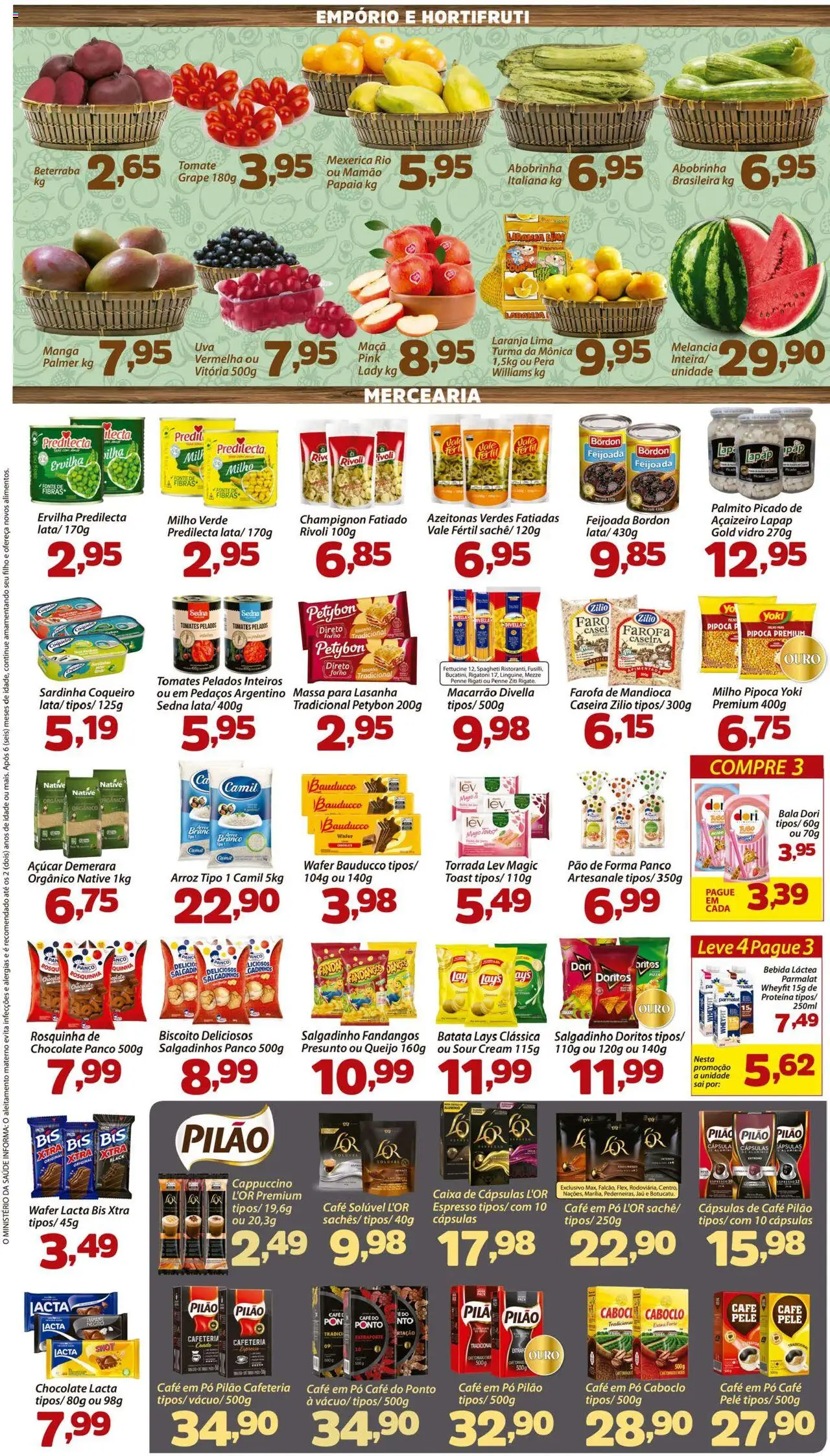 Confiança Folheto - válido de 25.07.2025 | Página: 2 | Produtos: Mandioca, Milho verde, Pão, Salgadinhos