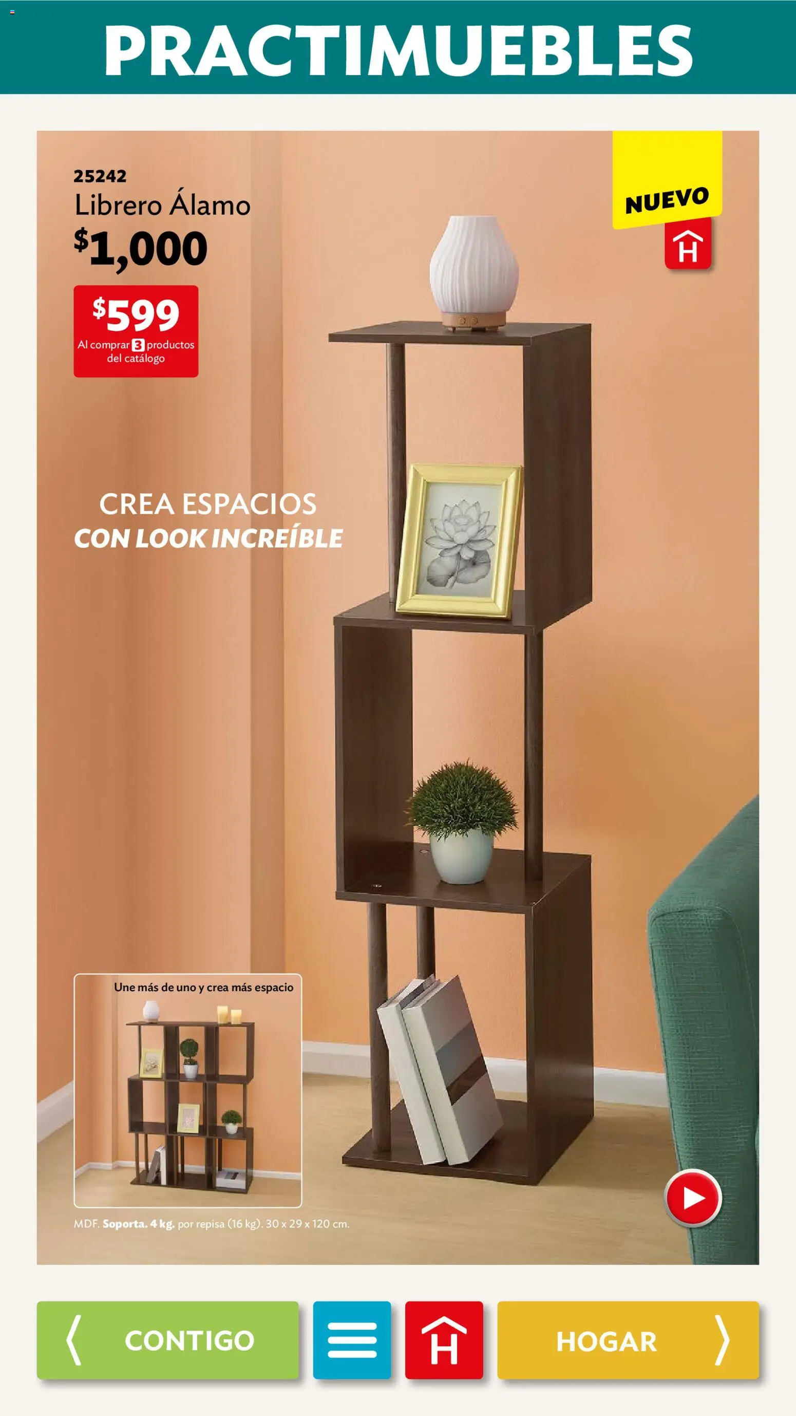 Nuevas ofertas de Betterware válidas en toda la República Mexicana desde el 03.11.2025. ¡Encuentra las mejores ofertas en Betterware campaña 11 2025! | Página: 8 | Productos: Repisa