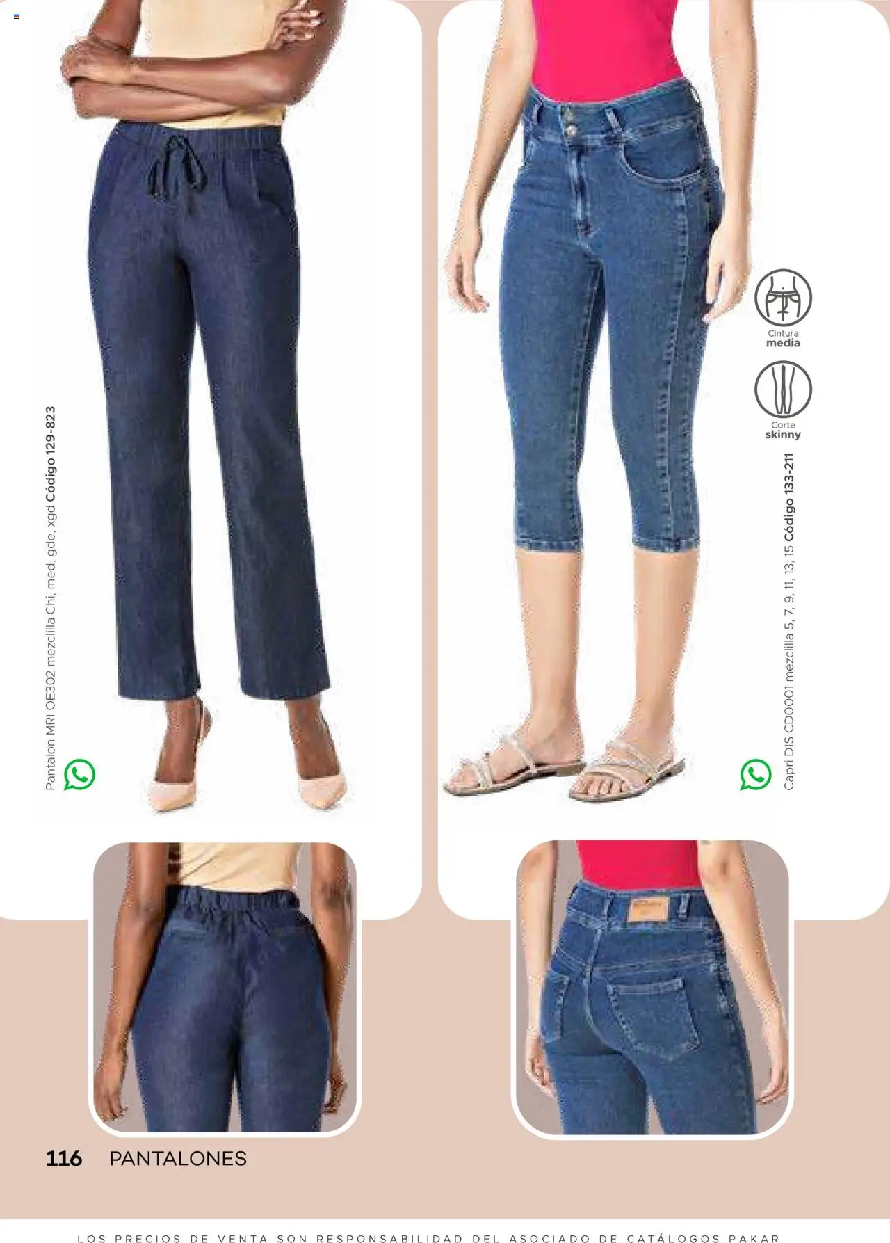 Nuevas ofertas de SC Pakar válidas en toda la República Mexicana desde el 31.01.2025. ¡Encuentra las mejores ofertas en SC Pakar catálogo Ropa! | Página: 116 | Productos: Pantalones