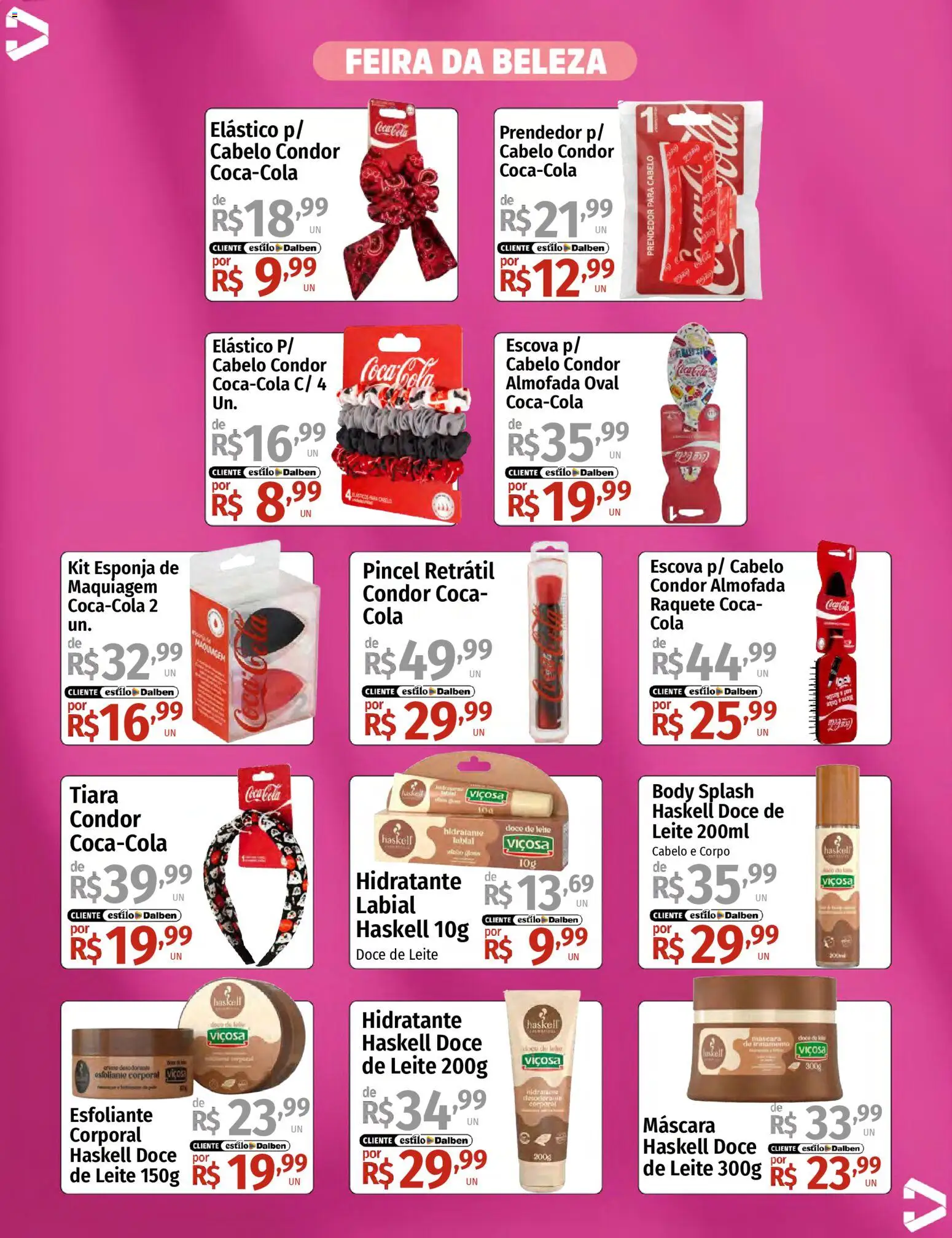 Supermercado Dalben Folheto - válido de 20.03.2026 | Página: 4 | Produtos: Pincel, Esponja, Cola, Body