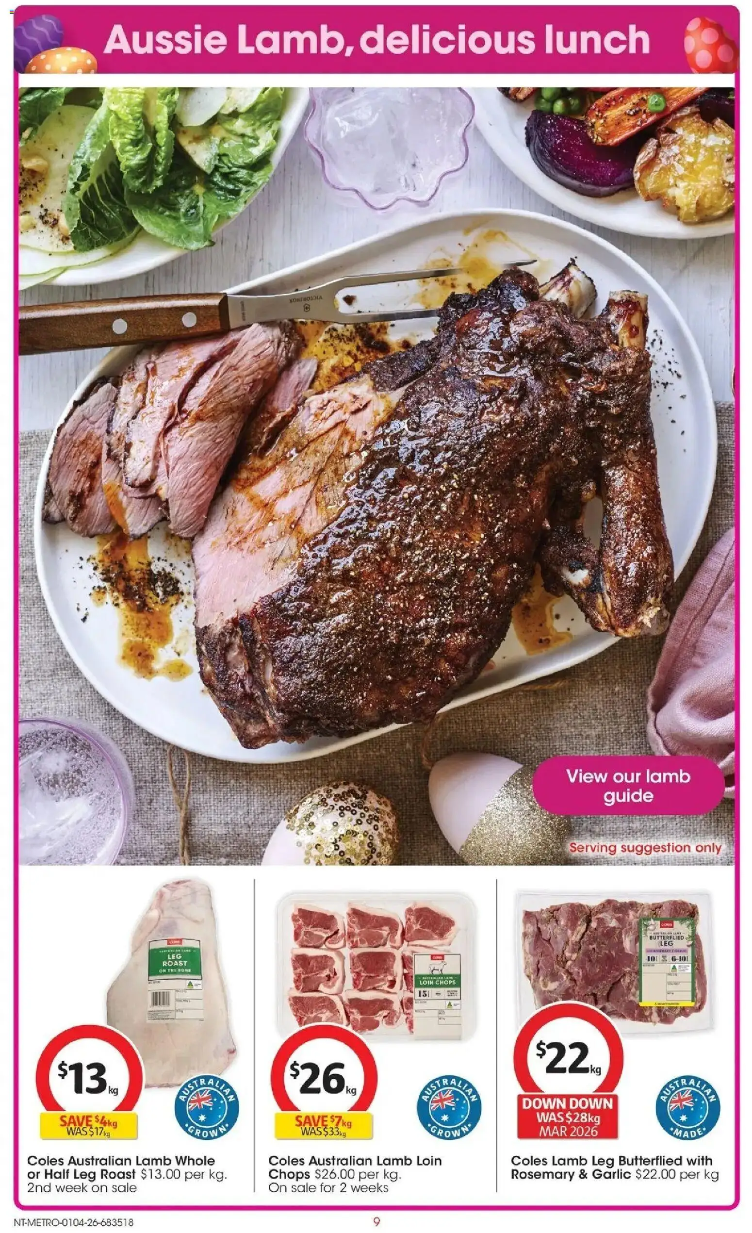 Deals catalogue - valid from 31.03.2026 | Page: 9 | Products: Lamb, Garlic