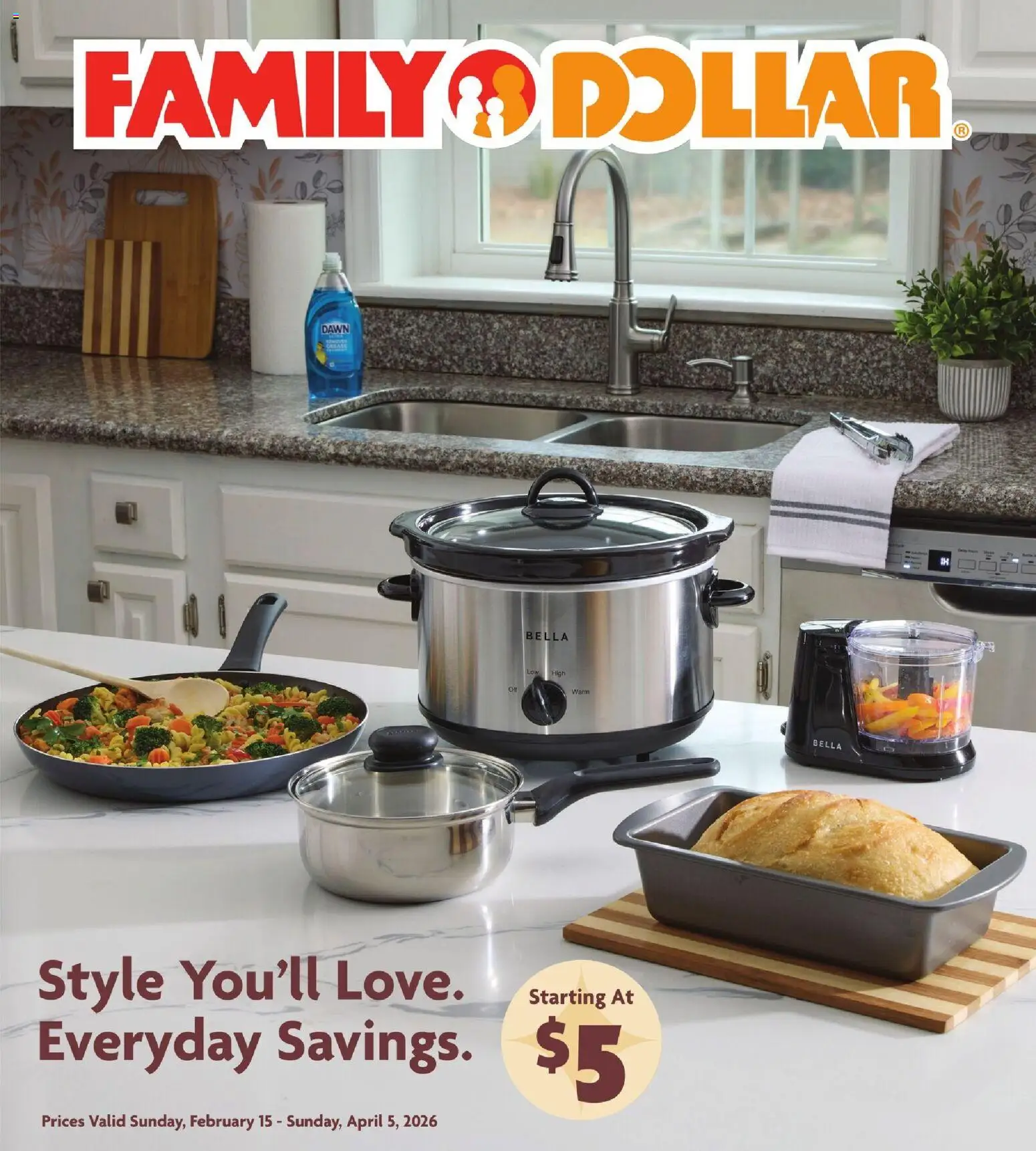 Family Dollar Home Book - valid from 15.02.2026 | Page: 1