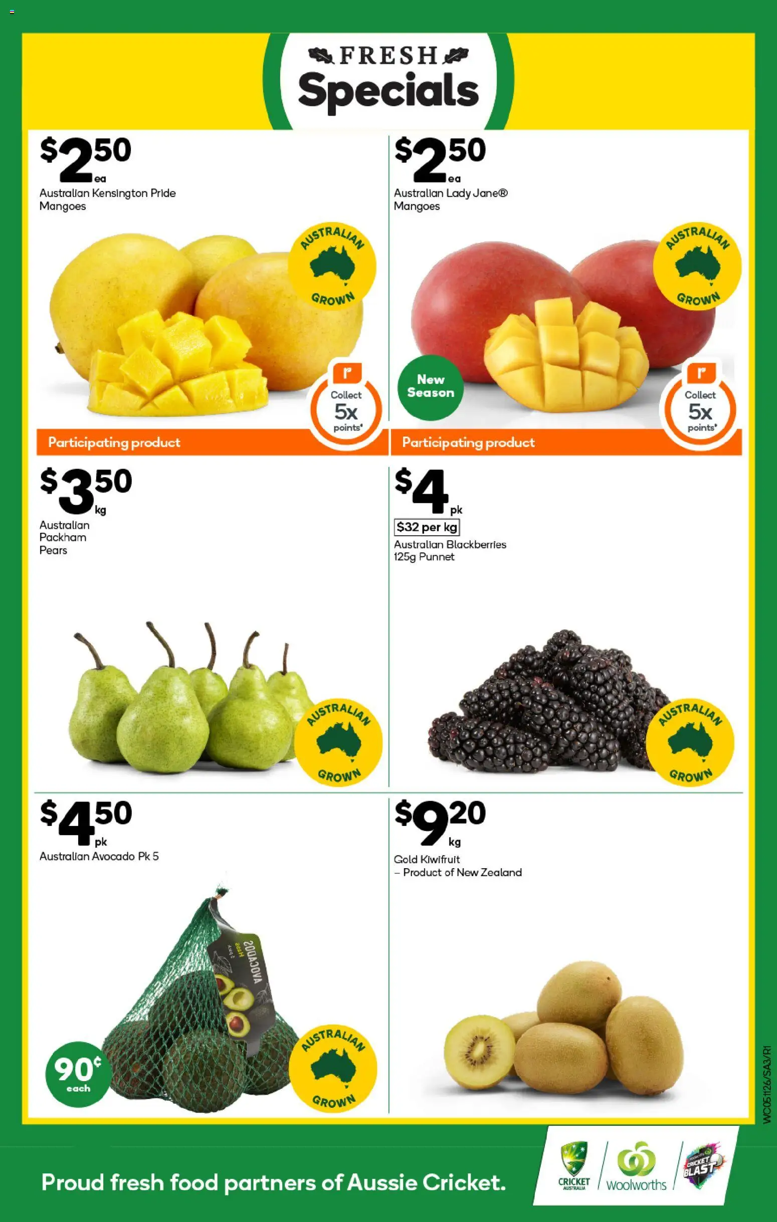 Woolworths catalogue - valid from 05.11.2025 | Page: 3 | Products: Kiwifruit, Avocado