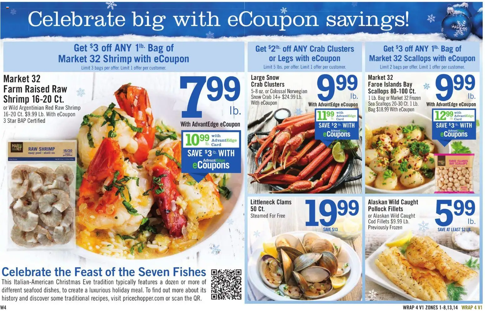 Price Chopper Weekly Ad - valid from 13.12.2025 | Page: 16 | Products: Seafood, Bag