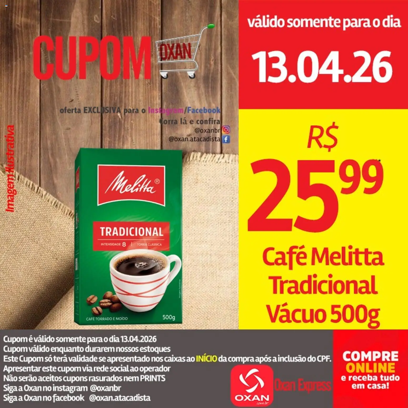 Oxan Atacadista Folheto - válido de 13.04.2026 | Página: 5 | Produtos: Café