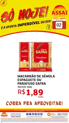 Assaí Atacadista ofertas - DF - Pré-Visualização do folheto da loja Assaí Atacadista, válido de 02.04.2026